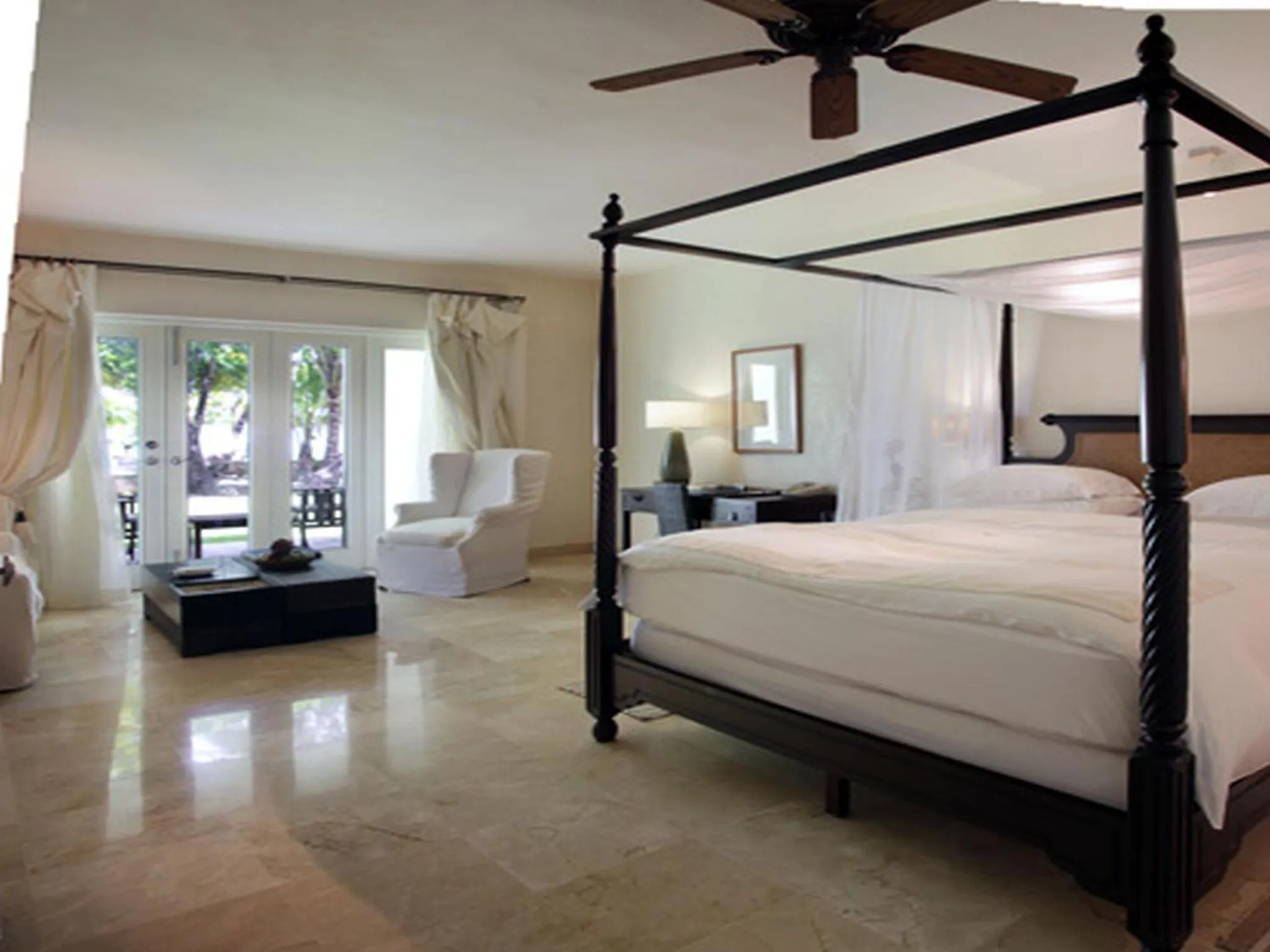 View (from property/room), Bed in Casa Colonial Beach & Spa