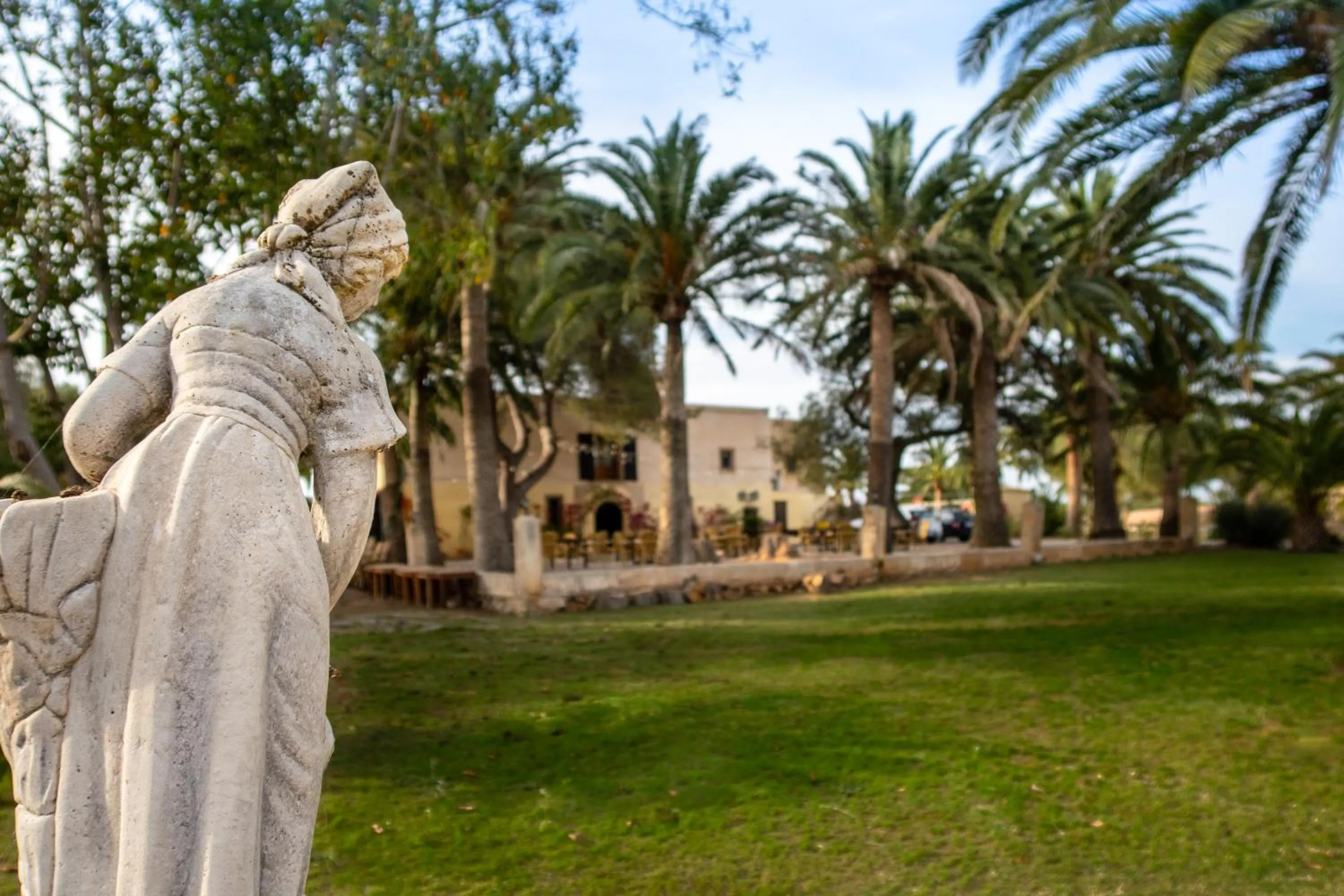 Garden view in Finca Hotel Rural Predio Son Serra