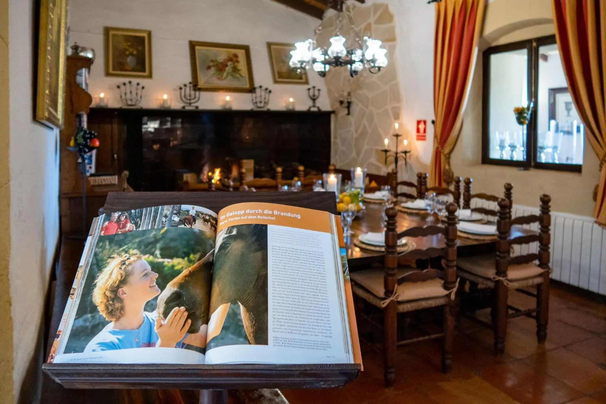 Dining area in Finca Hotel Rural Predio Son Serra