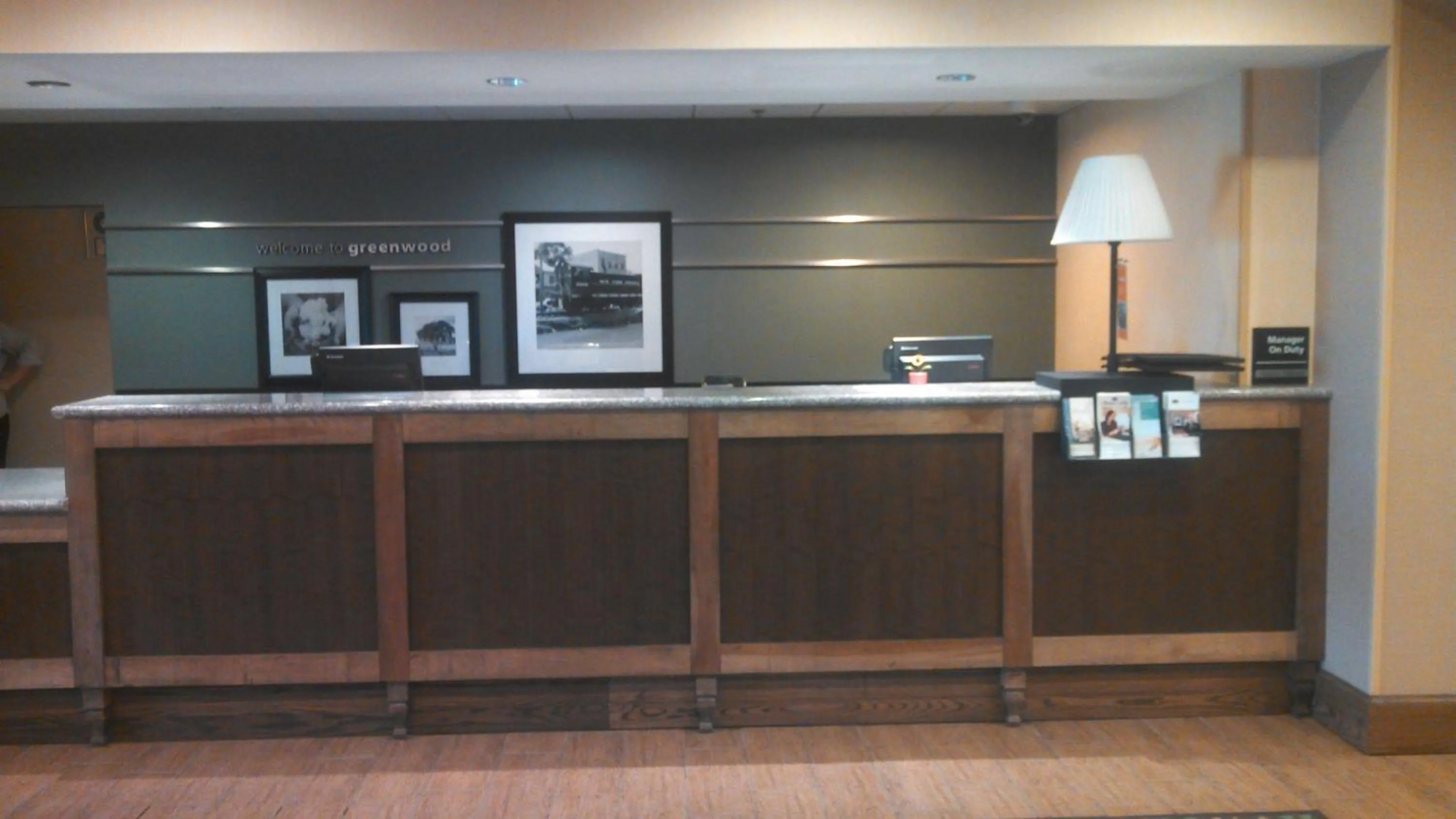 Lobby or reception in Hampton Inn Greenwood