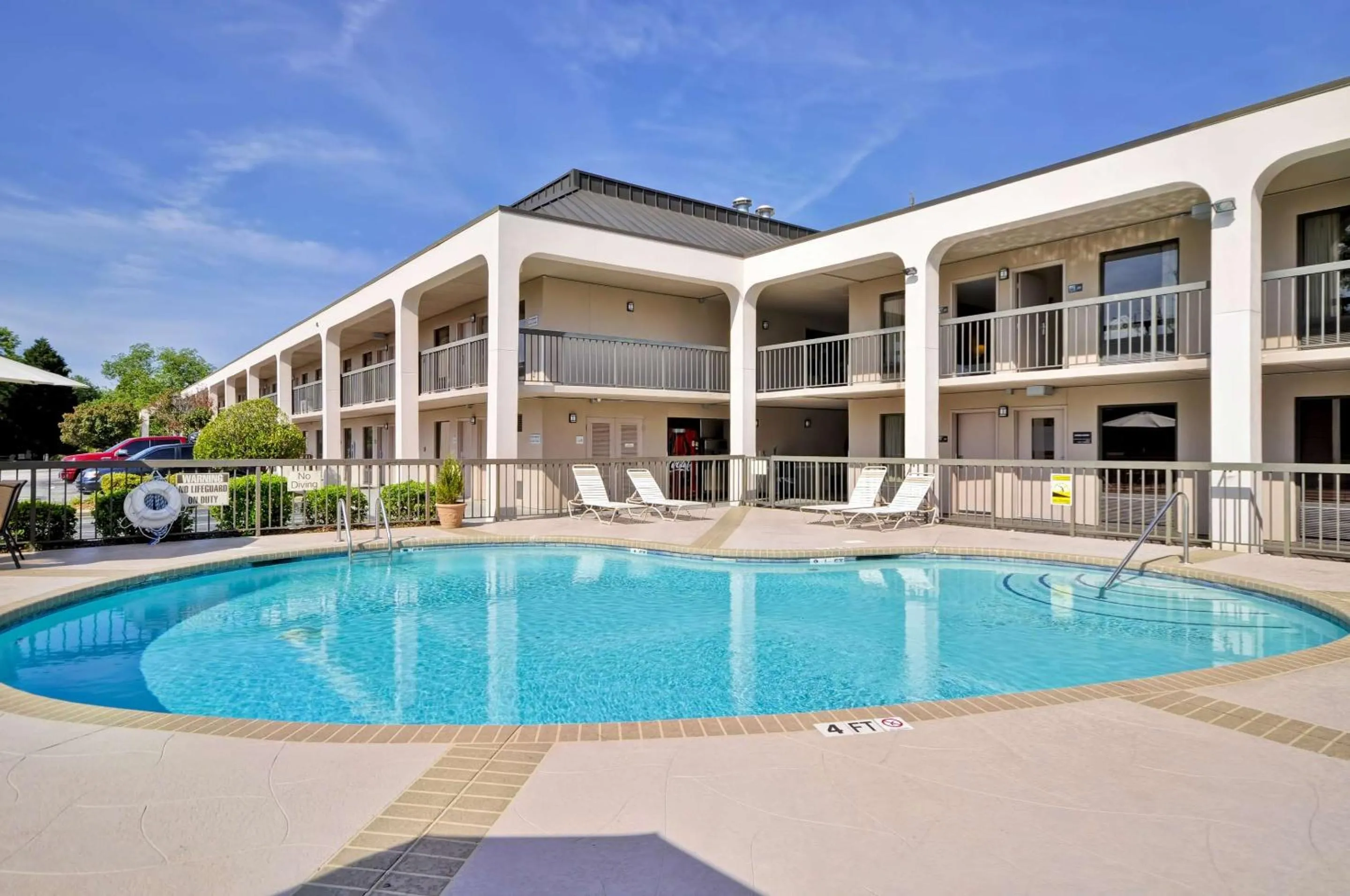 Swimming pool in Baymont by Wyndham Fayetteville