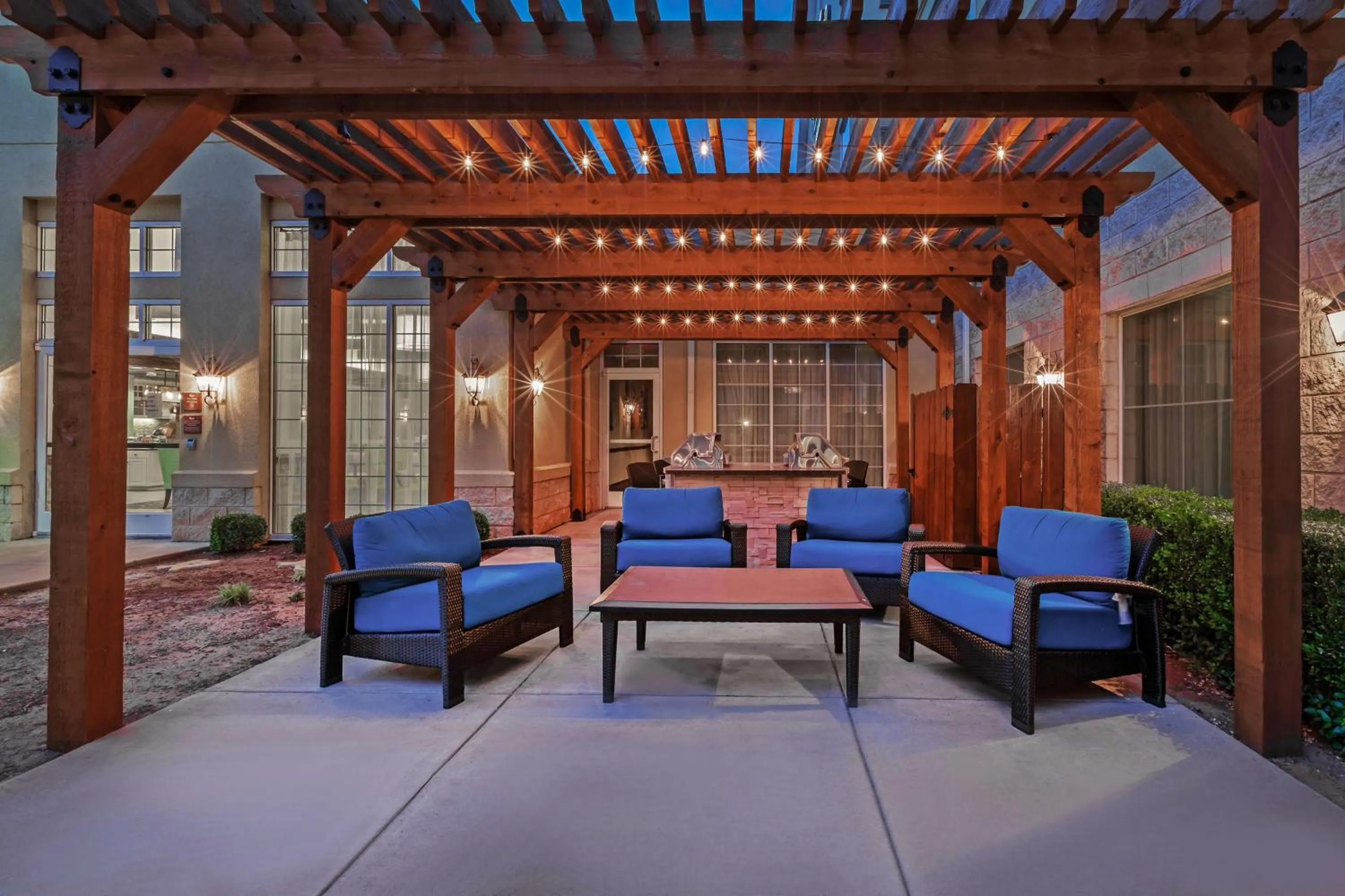 Patio in Homewood Suites Wichita Falls