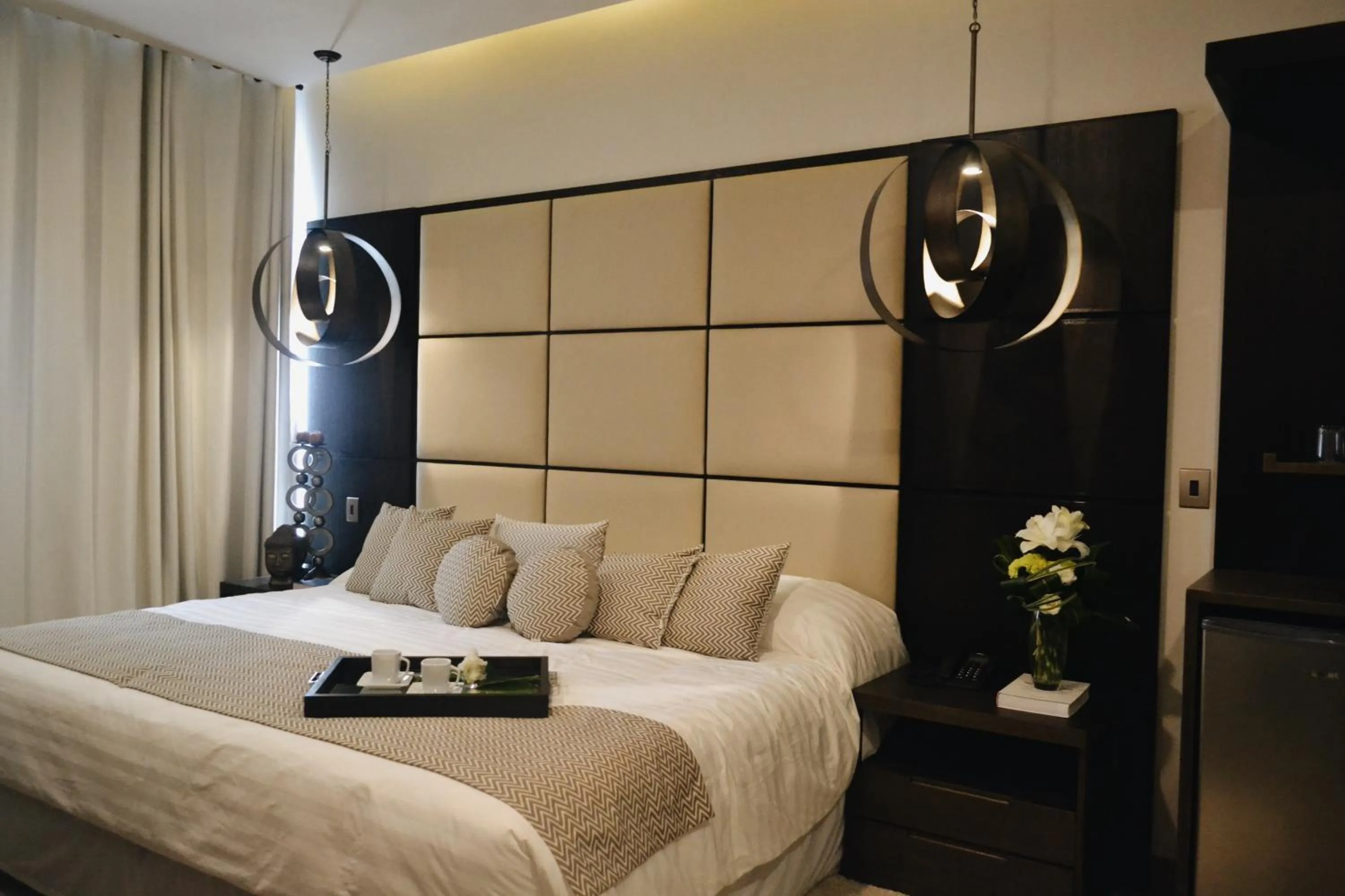 Bed in Huper Hotel Boutique