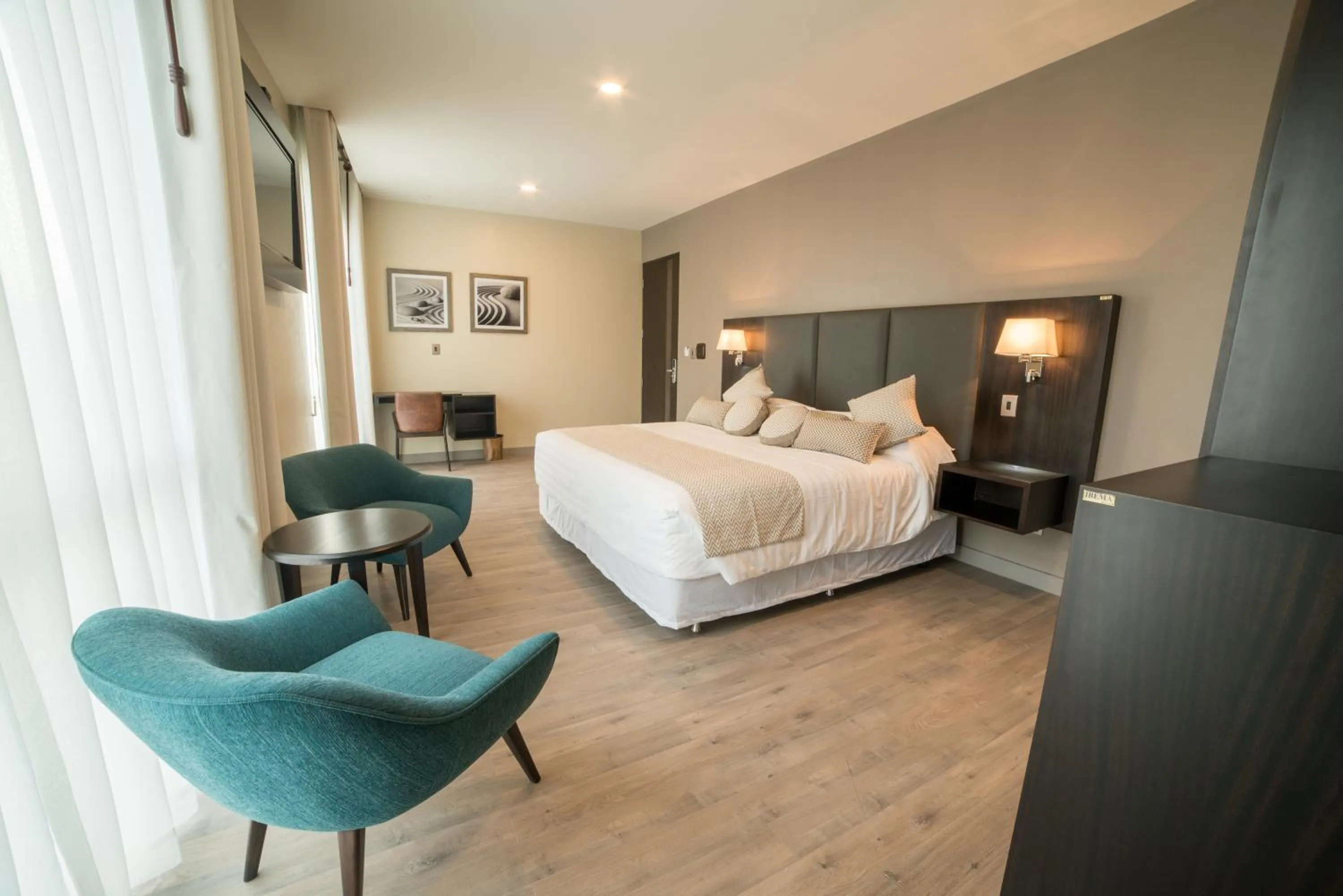 Bed in Huper Hotel Boutique