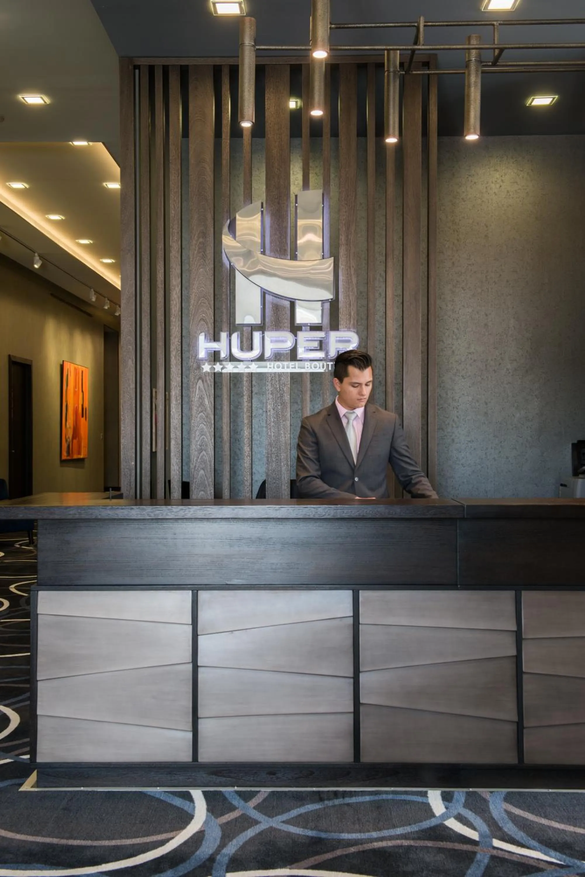 Lobby or reception in Huper Hotel Boutique