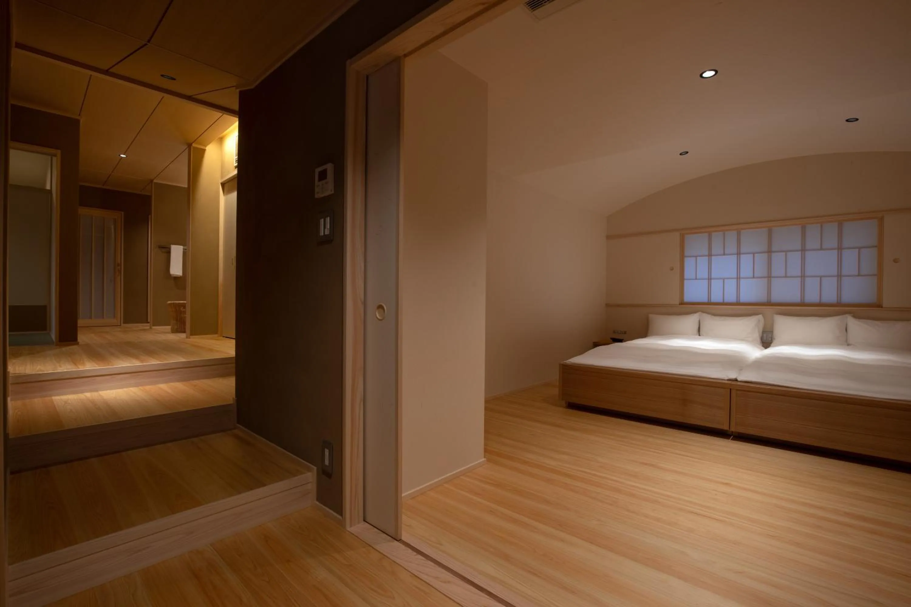 Bedroom, Bed in Tsukihitei