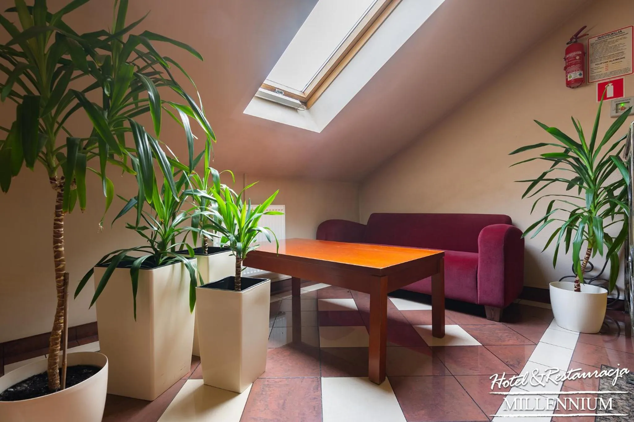 Seating area in Hotel Millennium