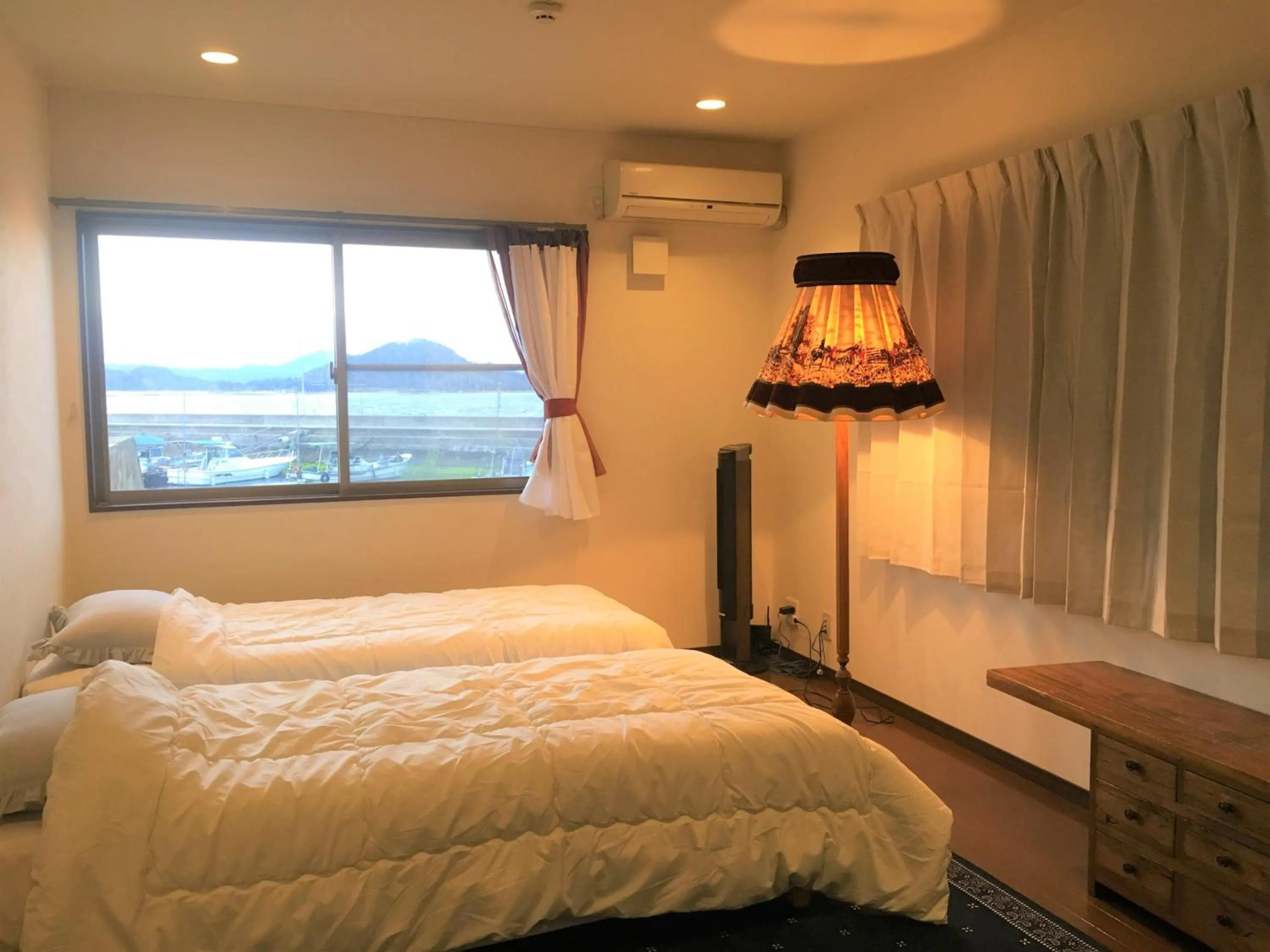 Sea view in Naoshima Backpackers Guesthouse
