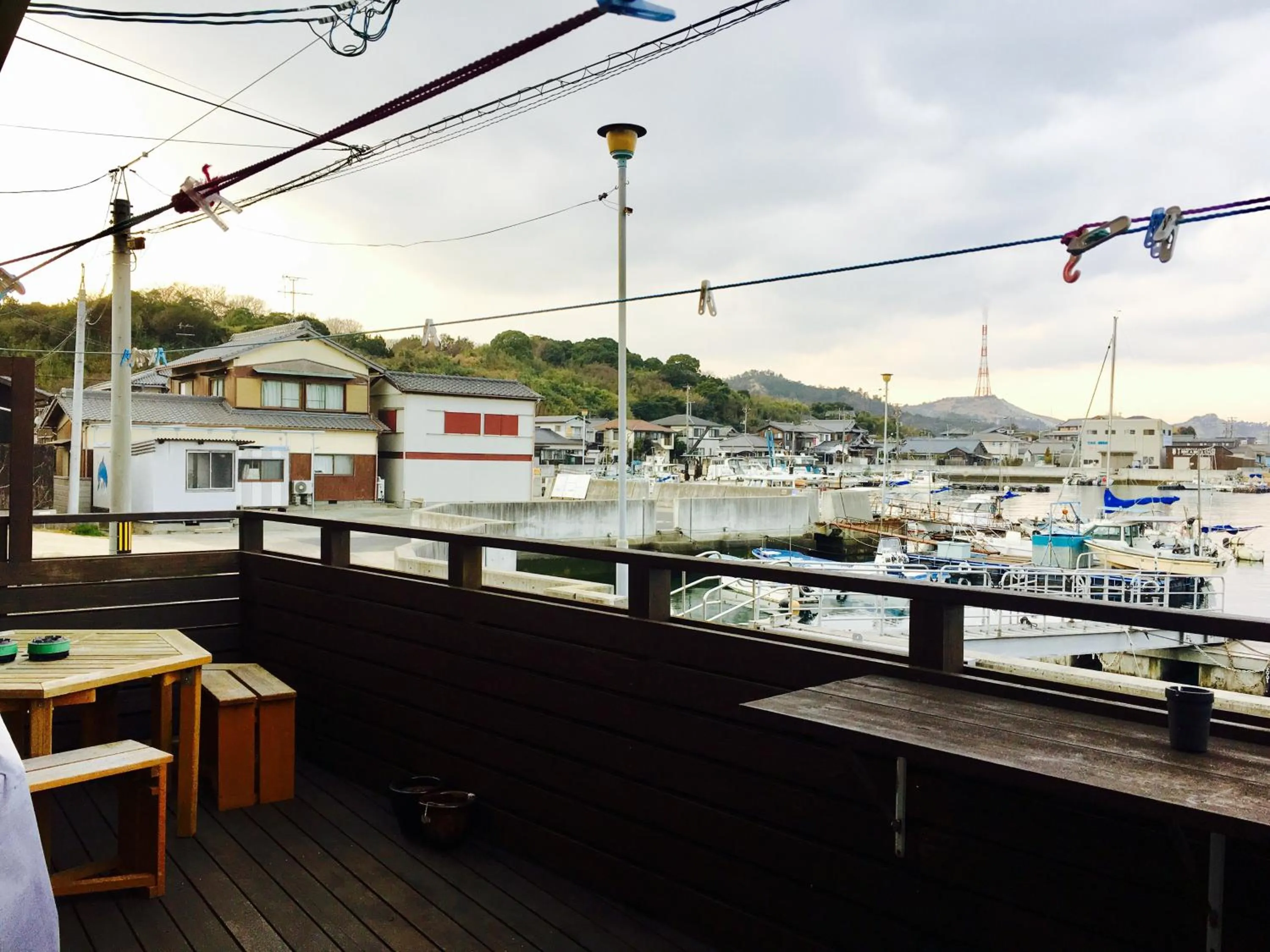 Balcony/Terrace in Naoshima Backpackers Guesthouse