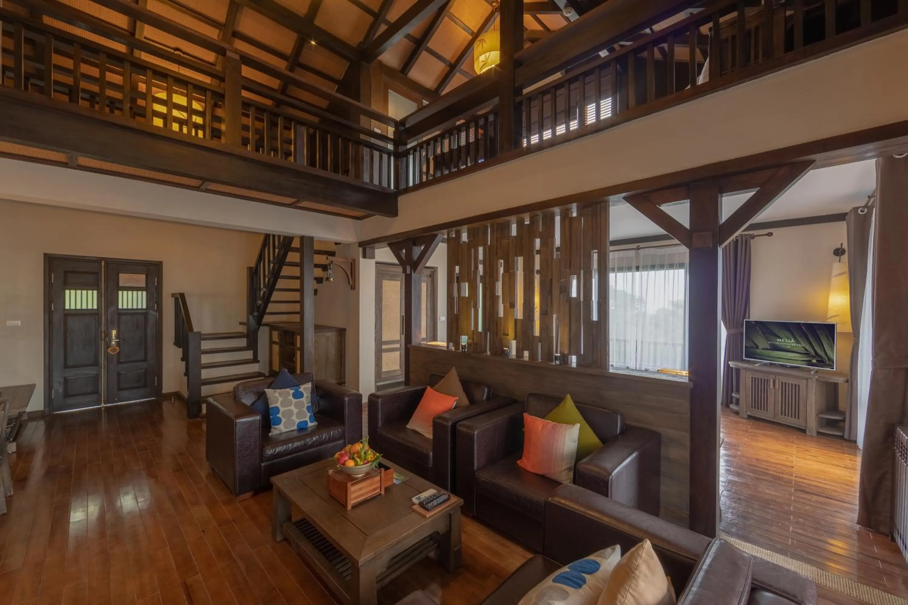 Living room in Melia Ba Vi Mountain Retreat