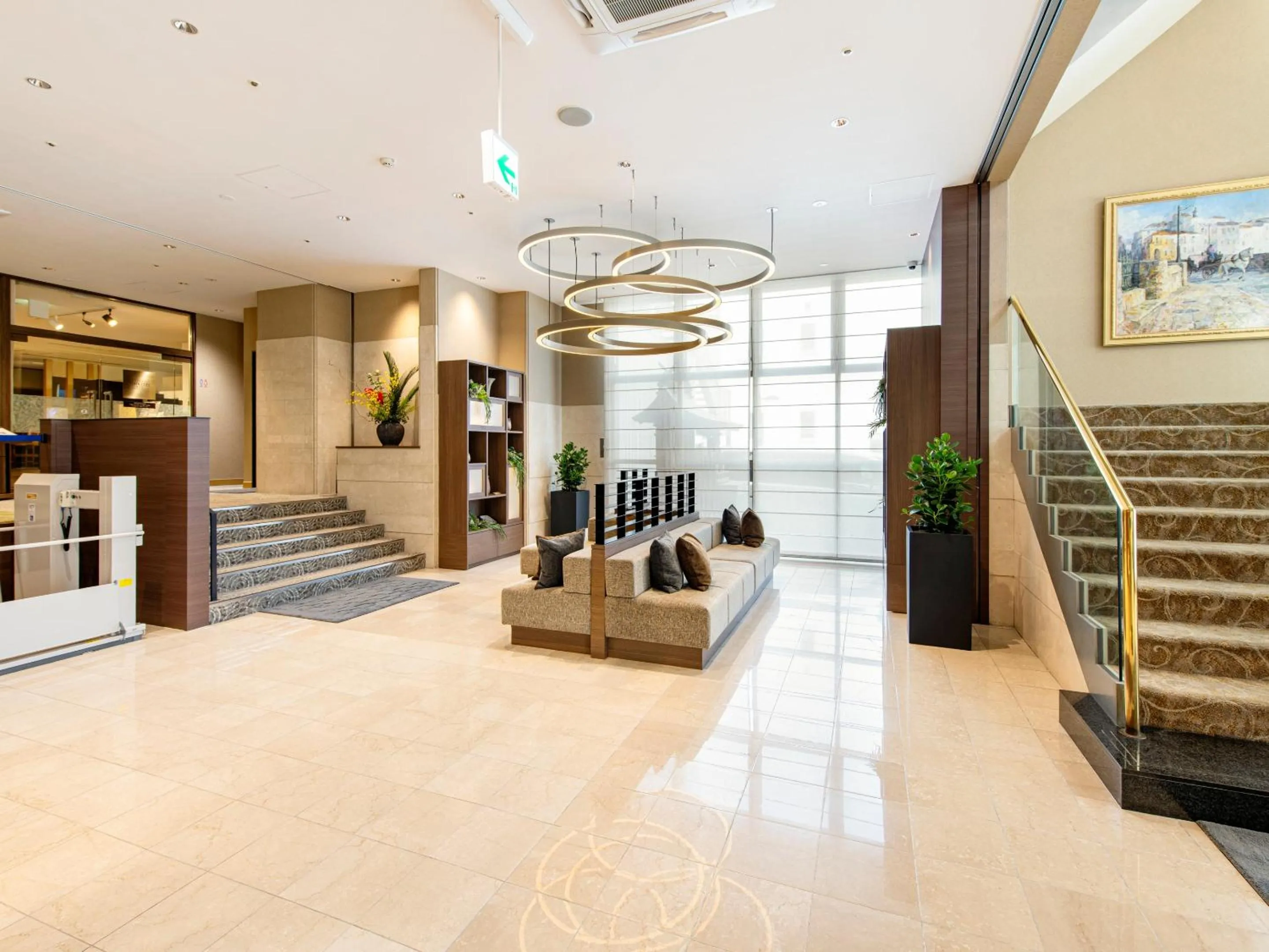 Lobby or reception in Onomichi Kokusai Hotel