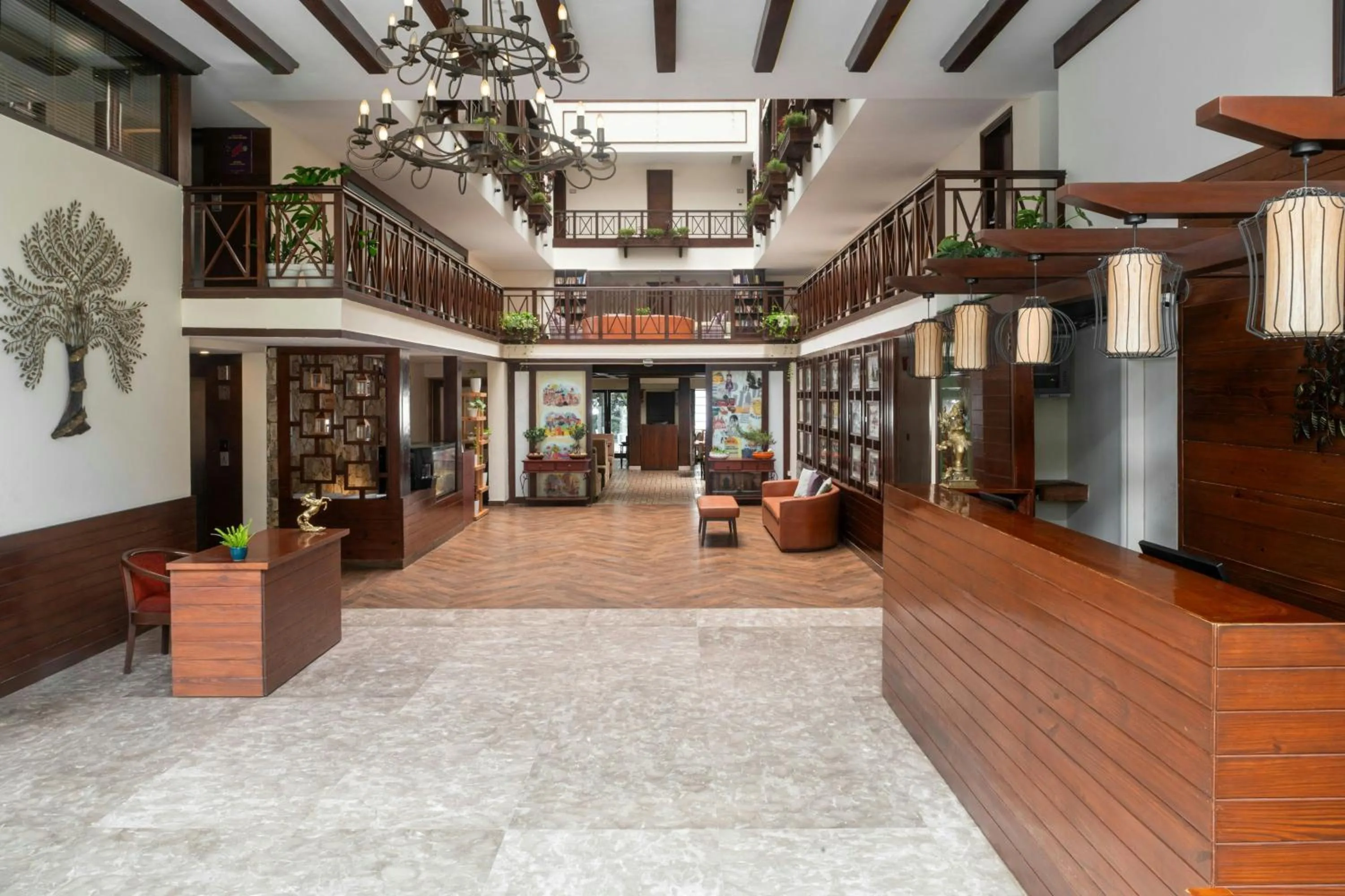 Lobby or reception in The Fern Brentwood Resort, Mussoorie, Series by Marriott