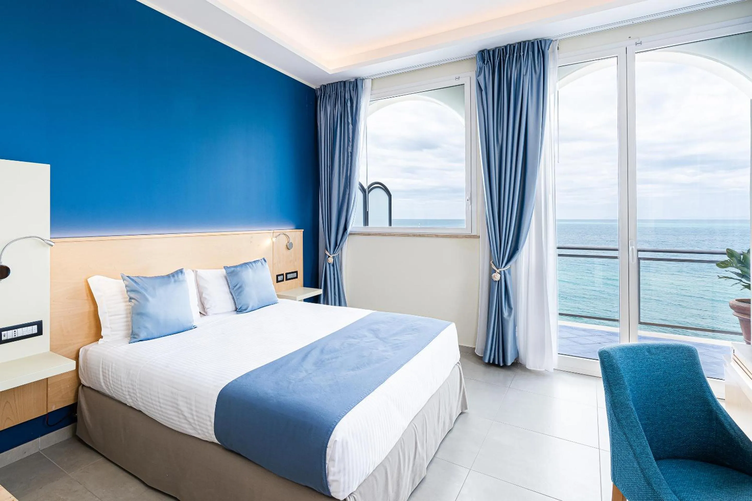 Bed in Grand Hotel Santa Maria