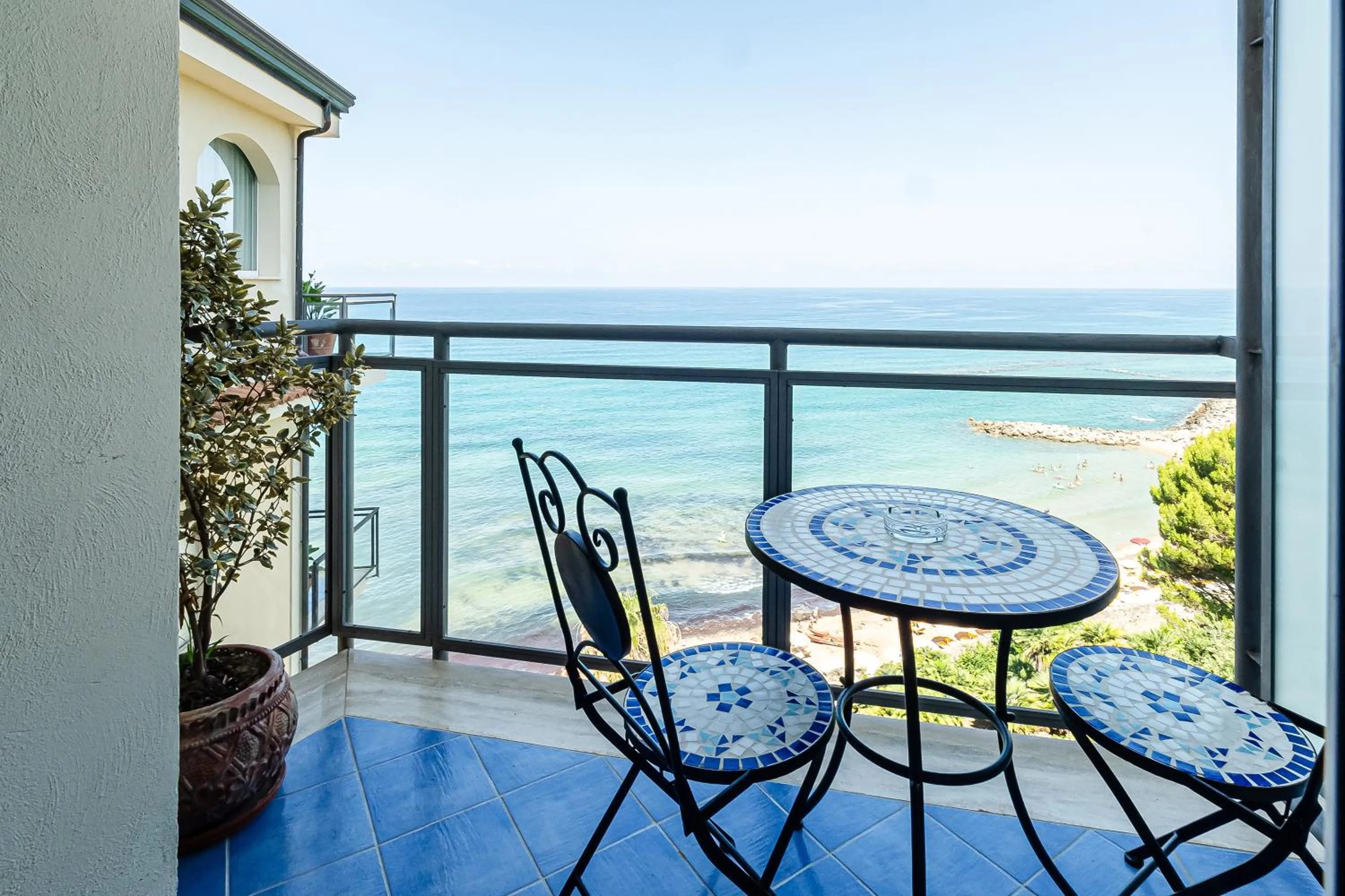 Balcony/Terrace in Grand Hotel Santa Maria