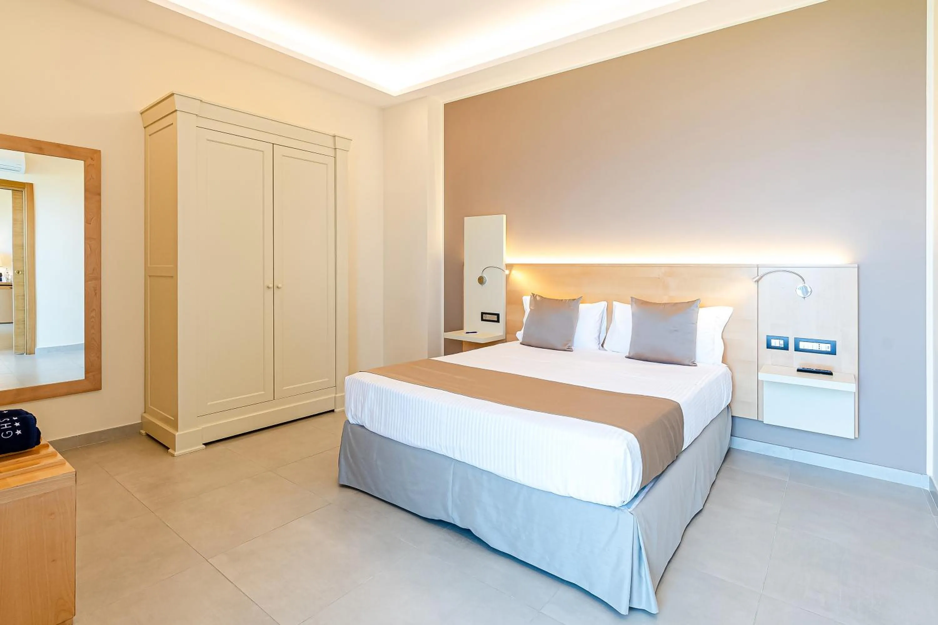 Bed in Grand Hotel Santa Maria