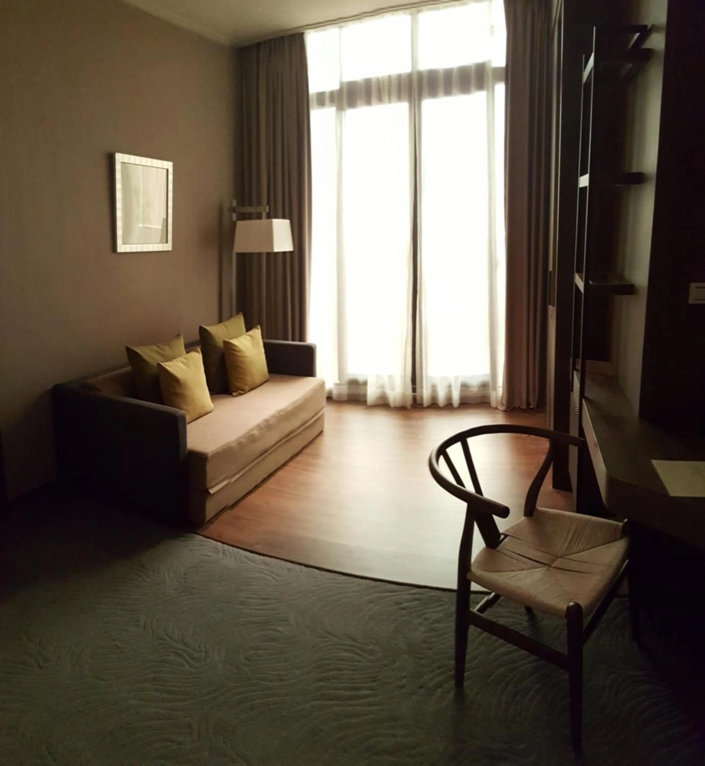 Seating area, Bed in Chiayi Maison de Chine Hotel