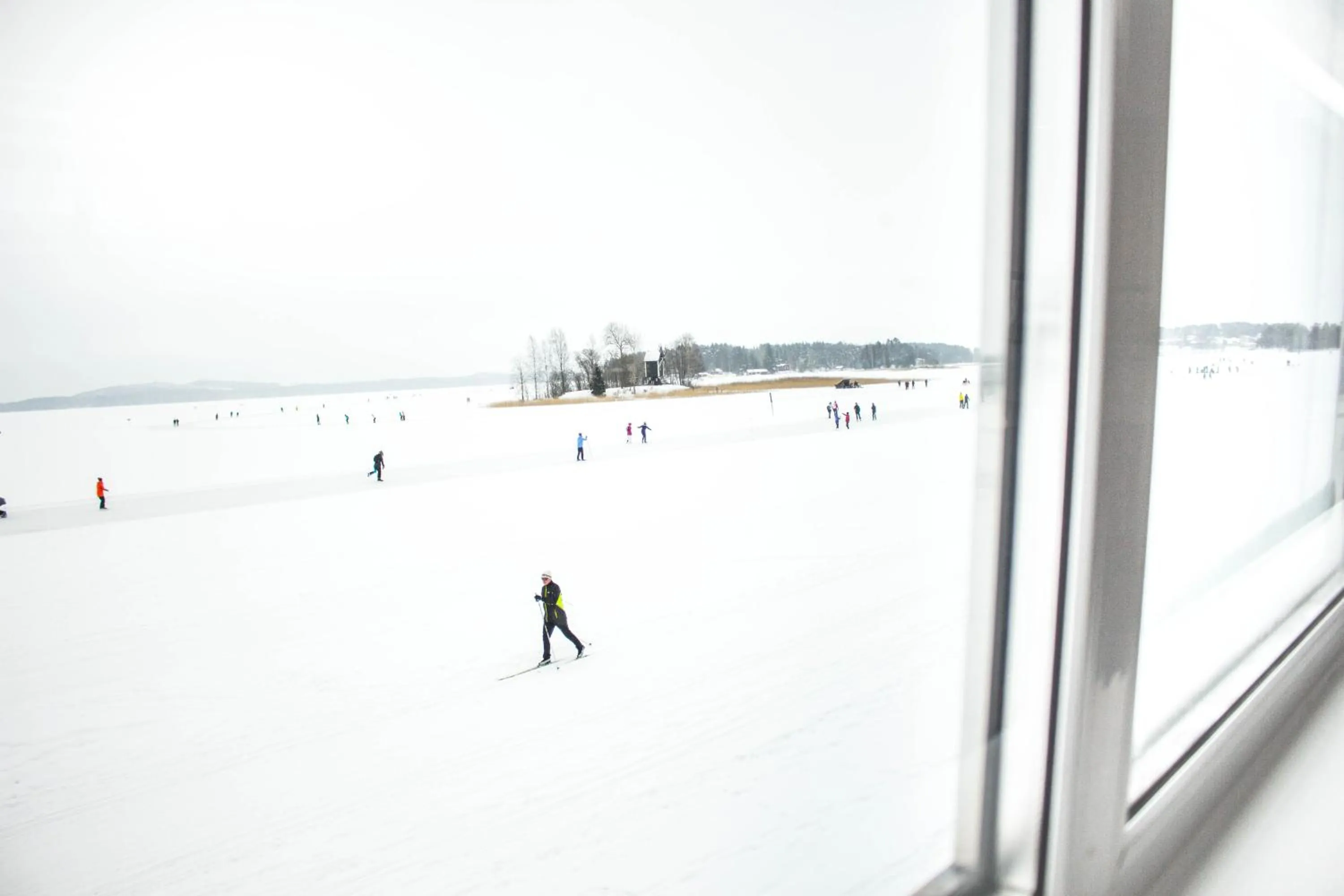 Skiing in Hotellilaiva Wuoksi