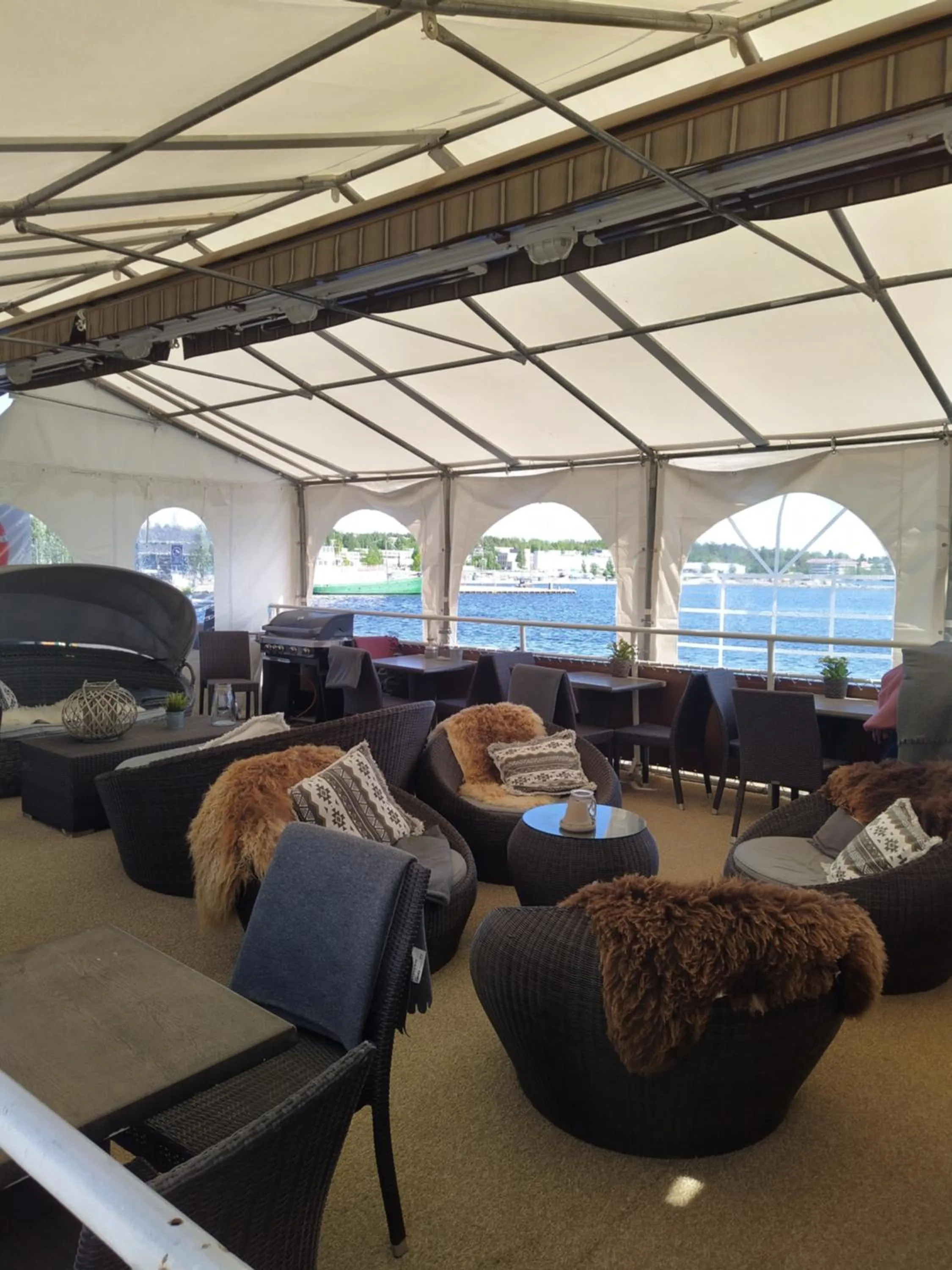 Patio in Hotellilaiva Wuoksi