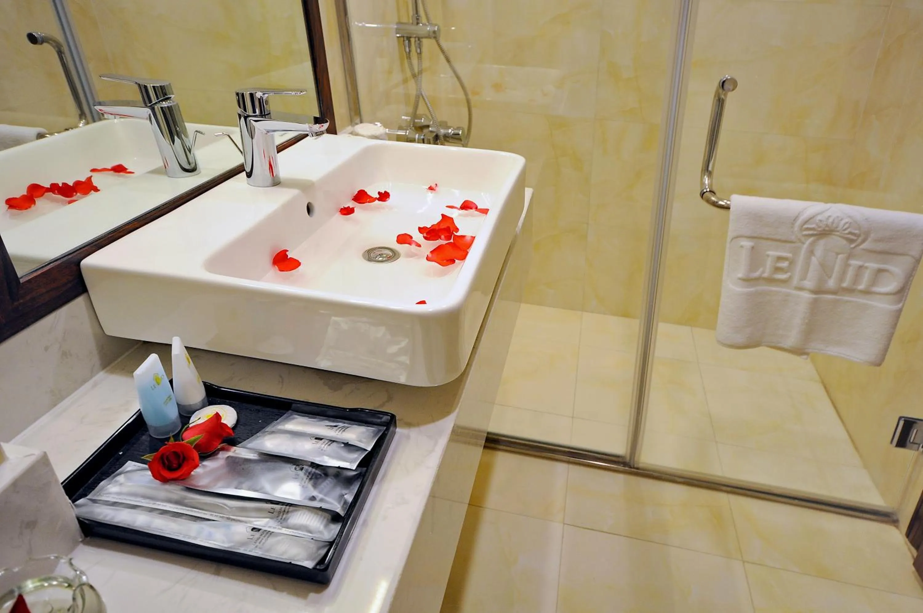 Bathroom in Lenid Ocean View Hotel