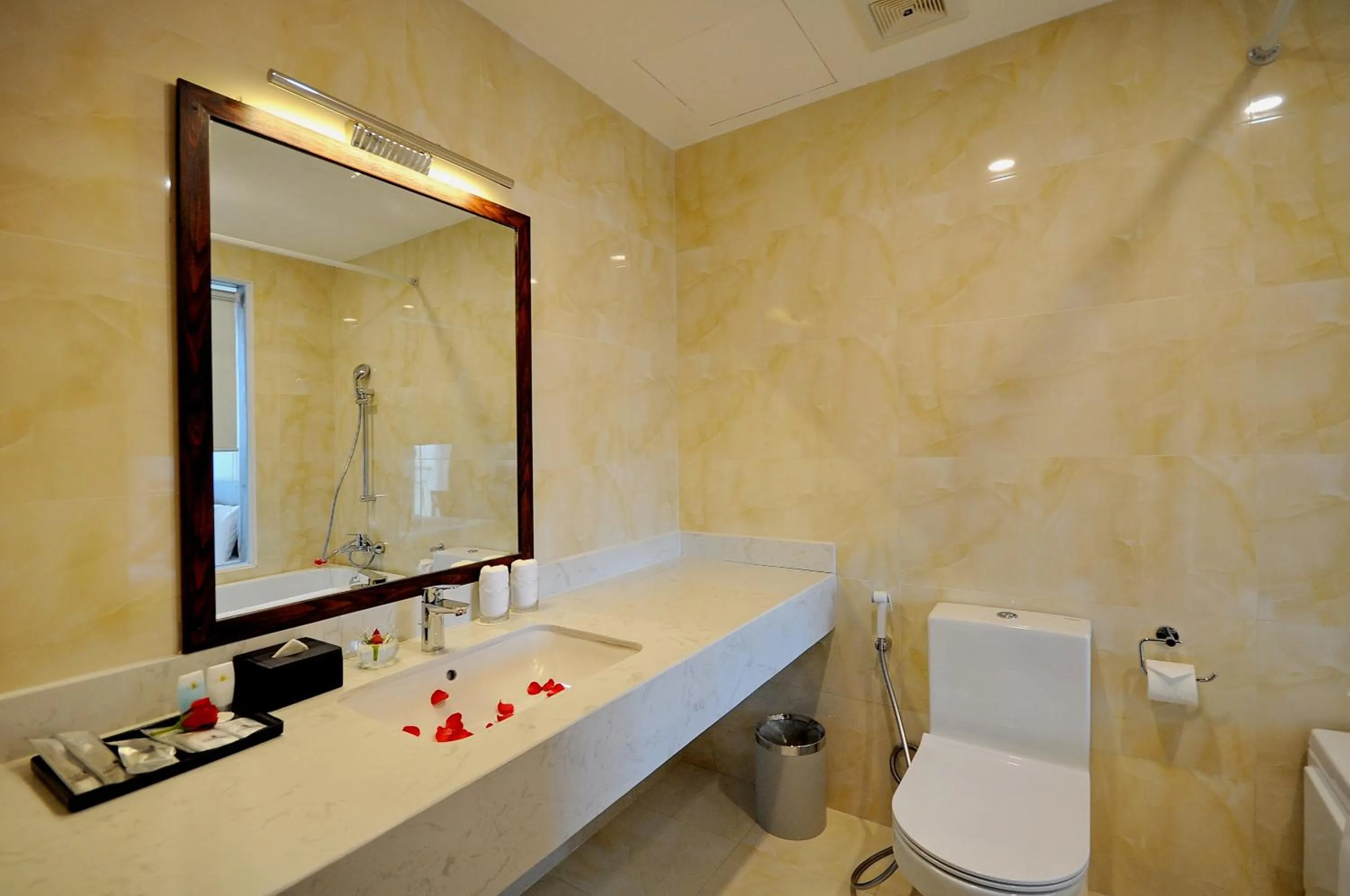 Toilet in Lenid Ocean View Hotel