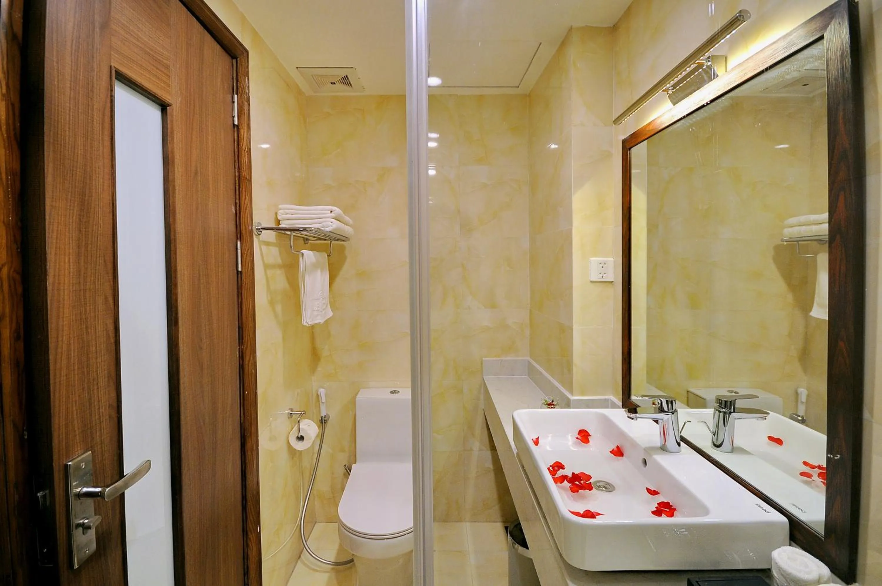 Toilet in Lenid Ocean View Hotel