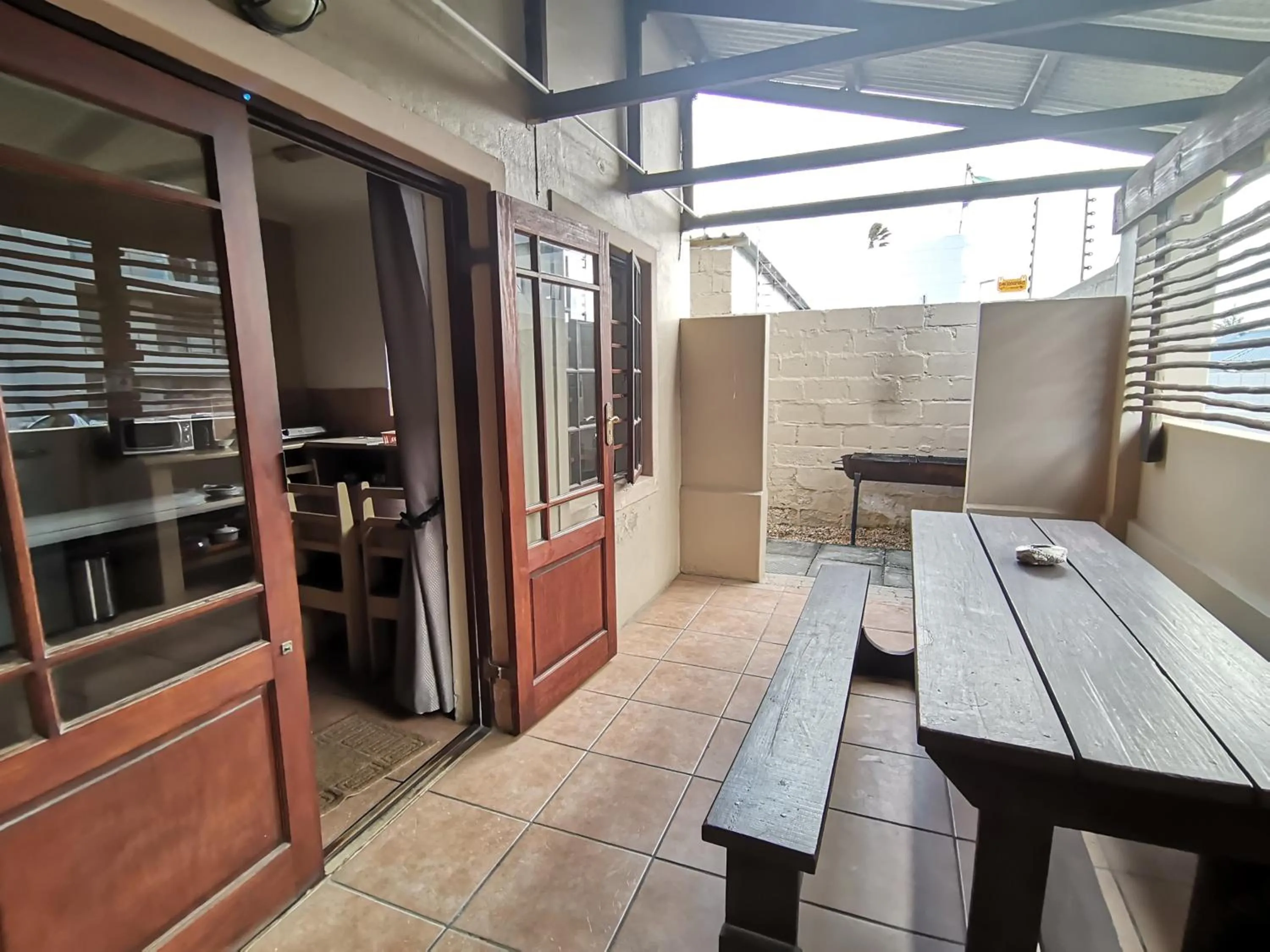 Patio in Tourist Lodge Gansbaai