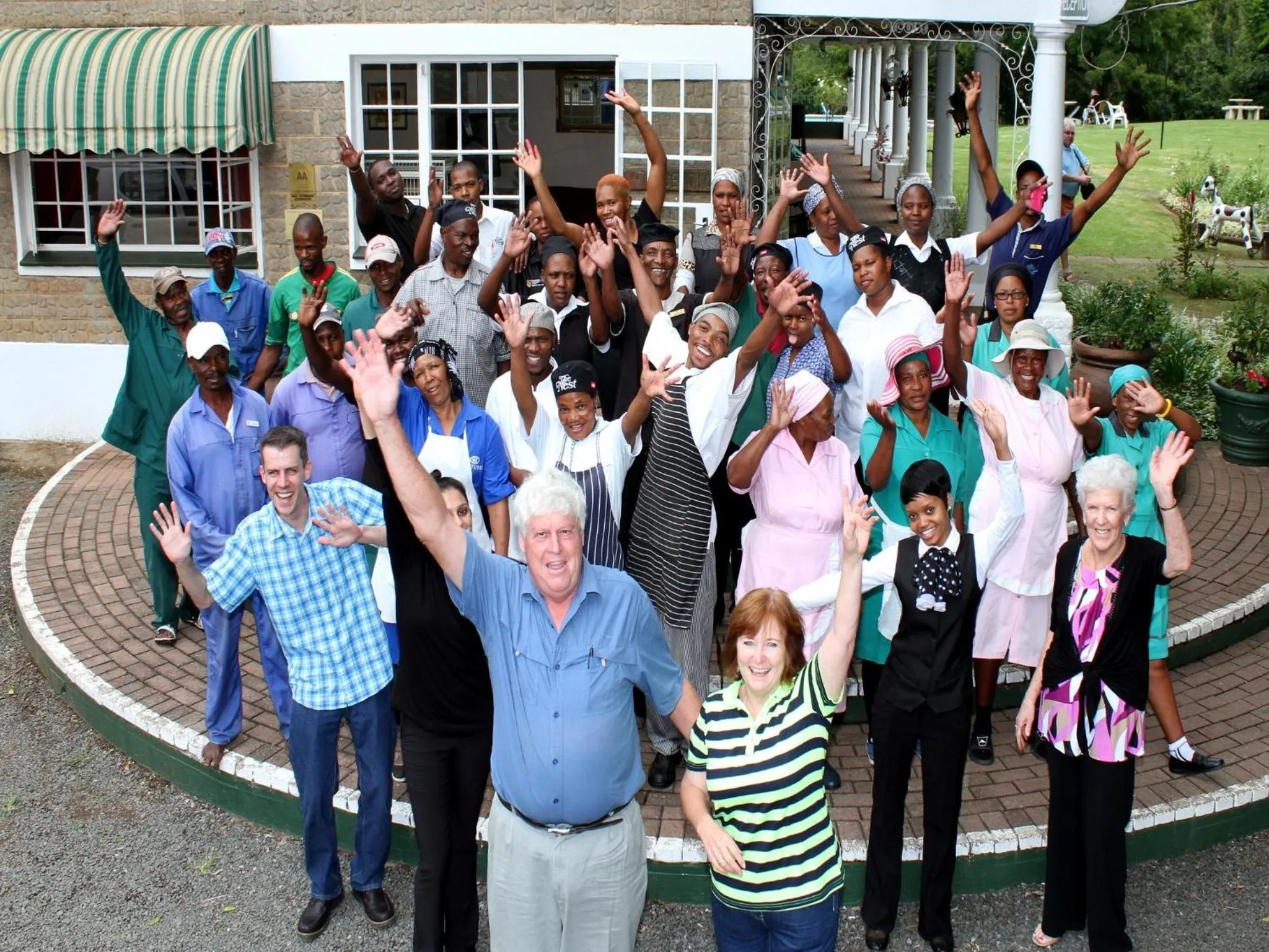 Staff in The Nest Drakensberg Mountain Resort Hotel