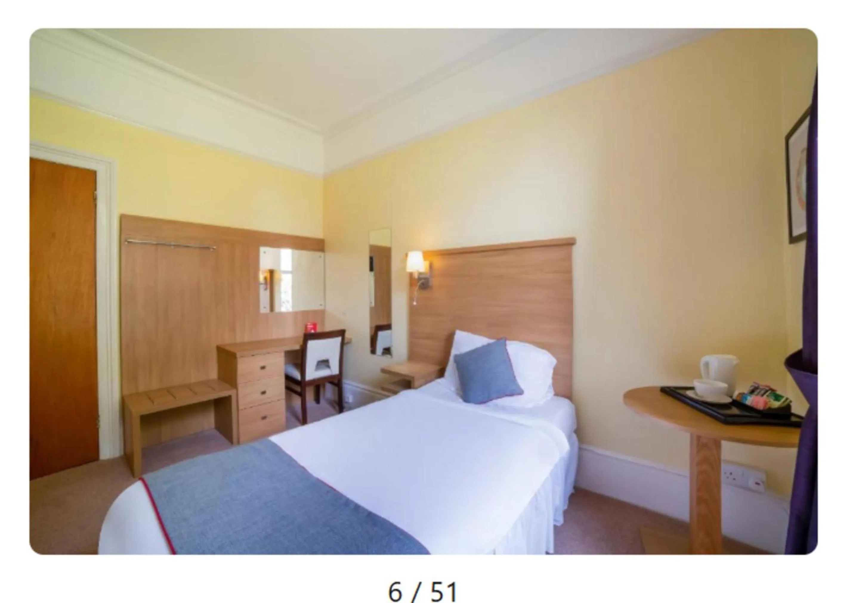 Photo of the whole room, Bed in OYO Eagle House Hotel, St Leonards Hastings