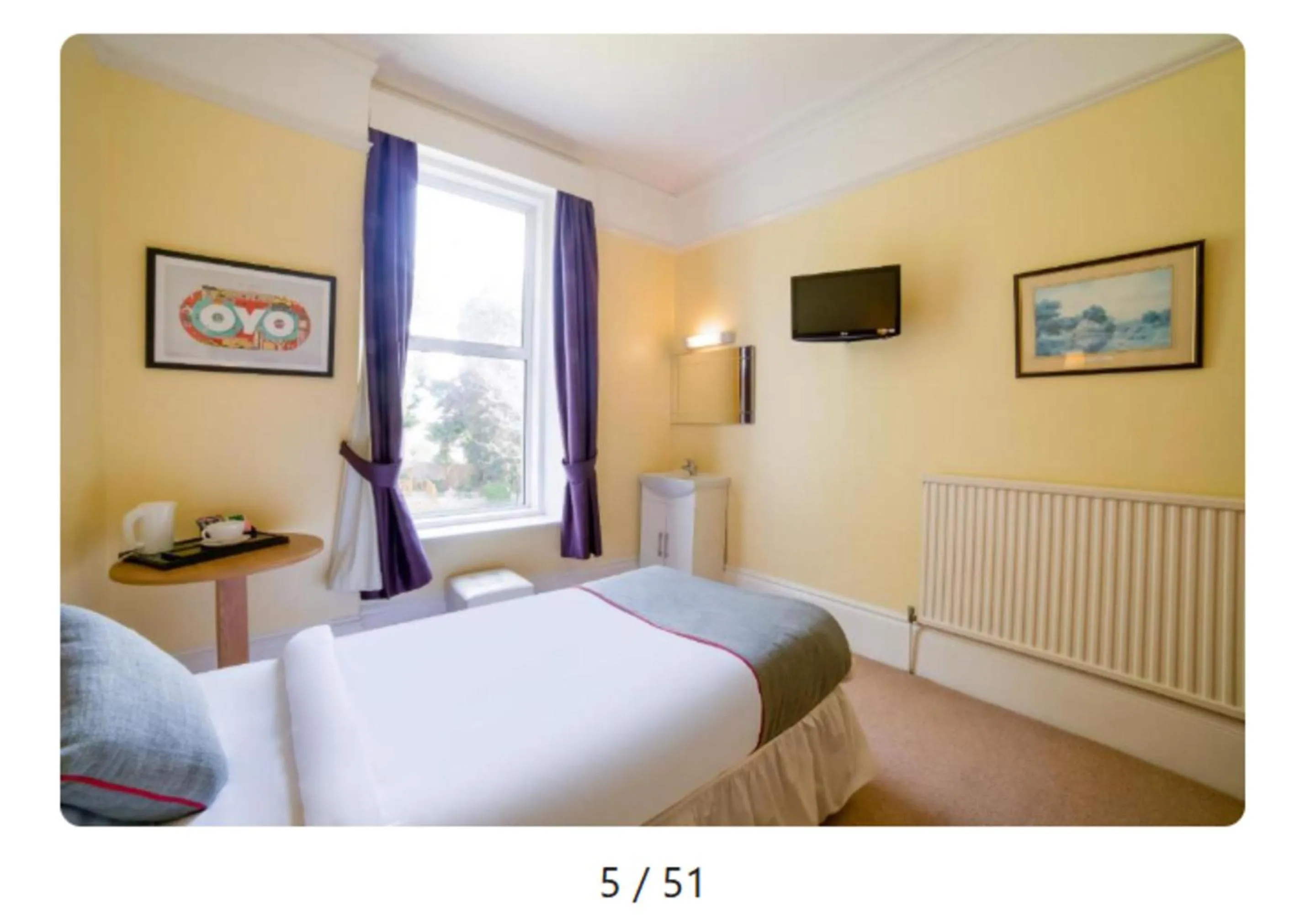 Photo of the whole room, Bed in OYO Eagle House Hotel, St Leonards Hastings