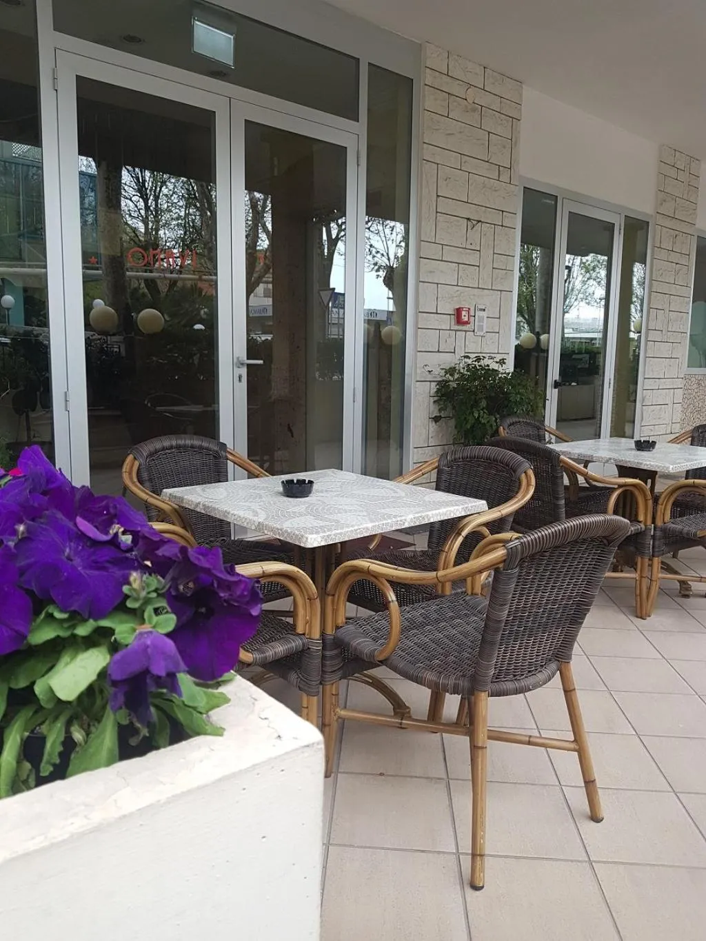 Patio in Hotel De La Plage
