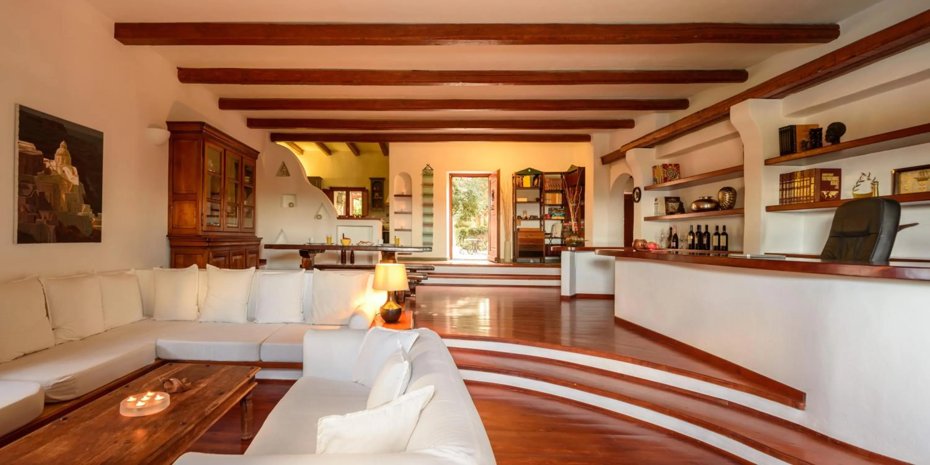 Living room in Aquaria Villa