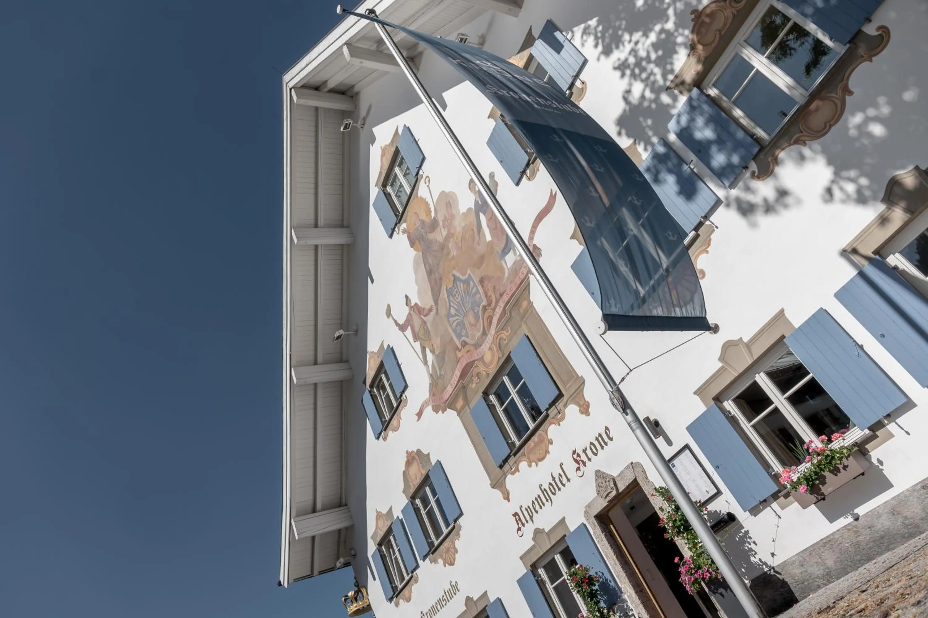 Property building in Alpenhotel Krone