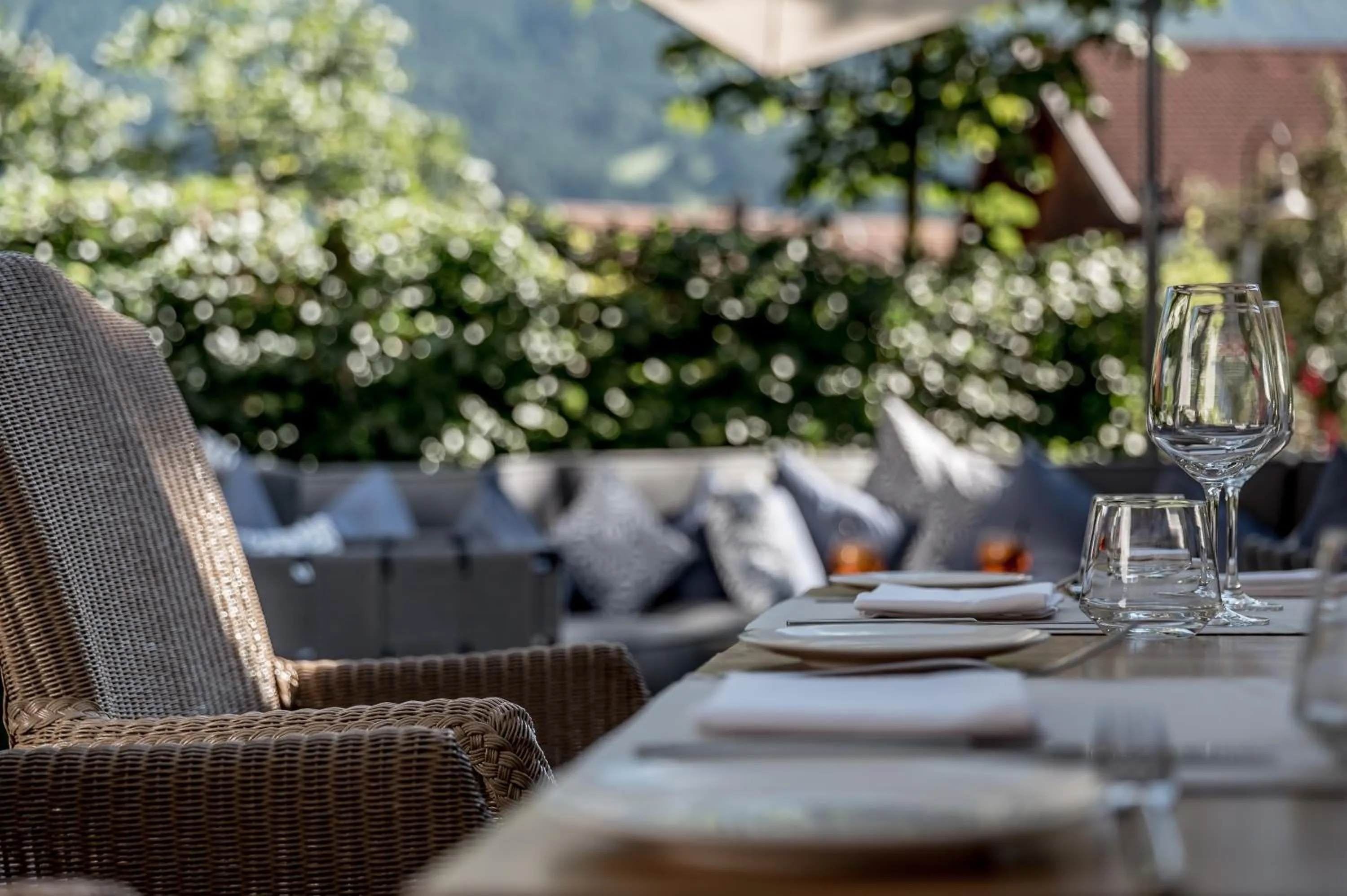 Restaurant/places to eat in Alpenhotel Krone