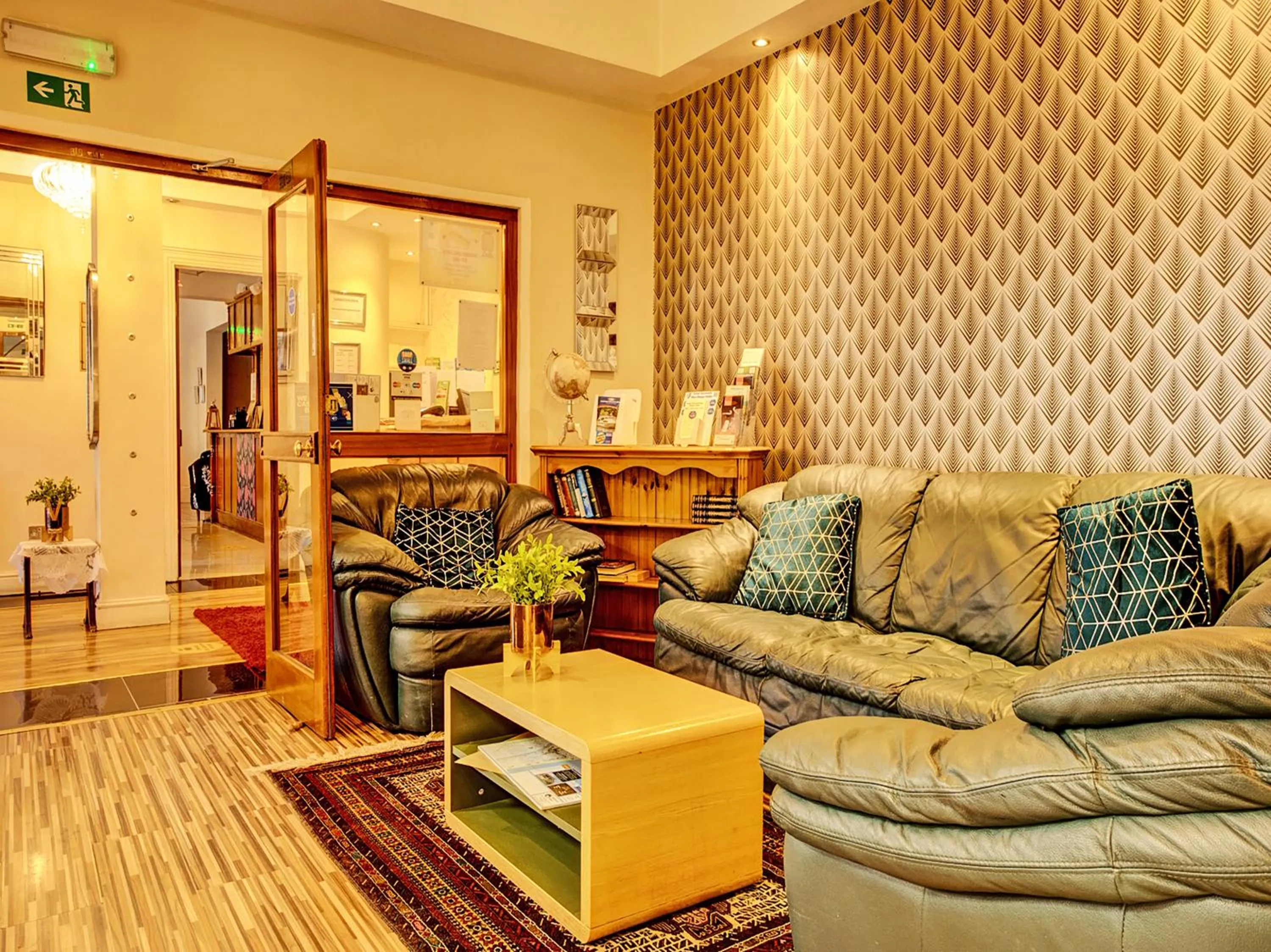 Lobby or reception in The Waverley Hotel