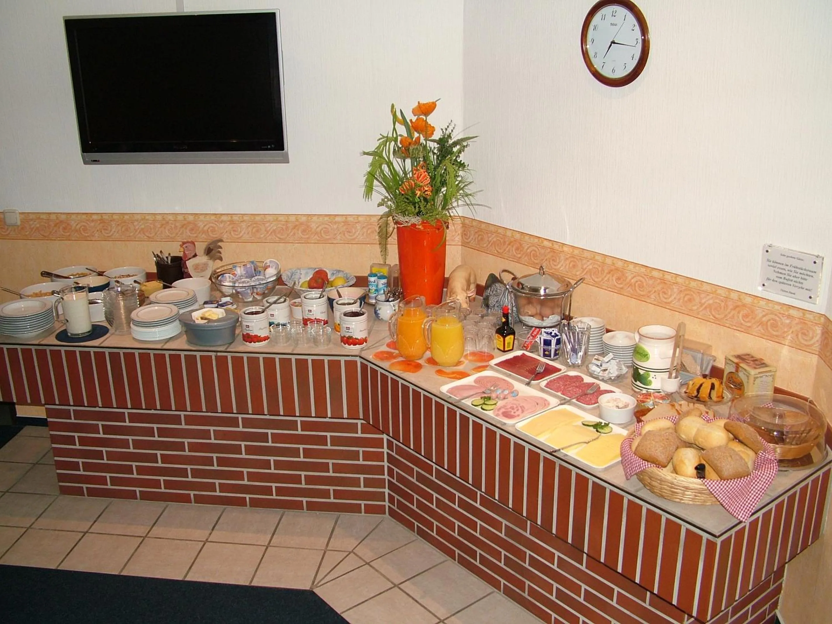 Buffet breakfast in Hotel Quellental