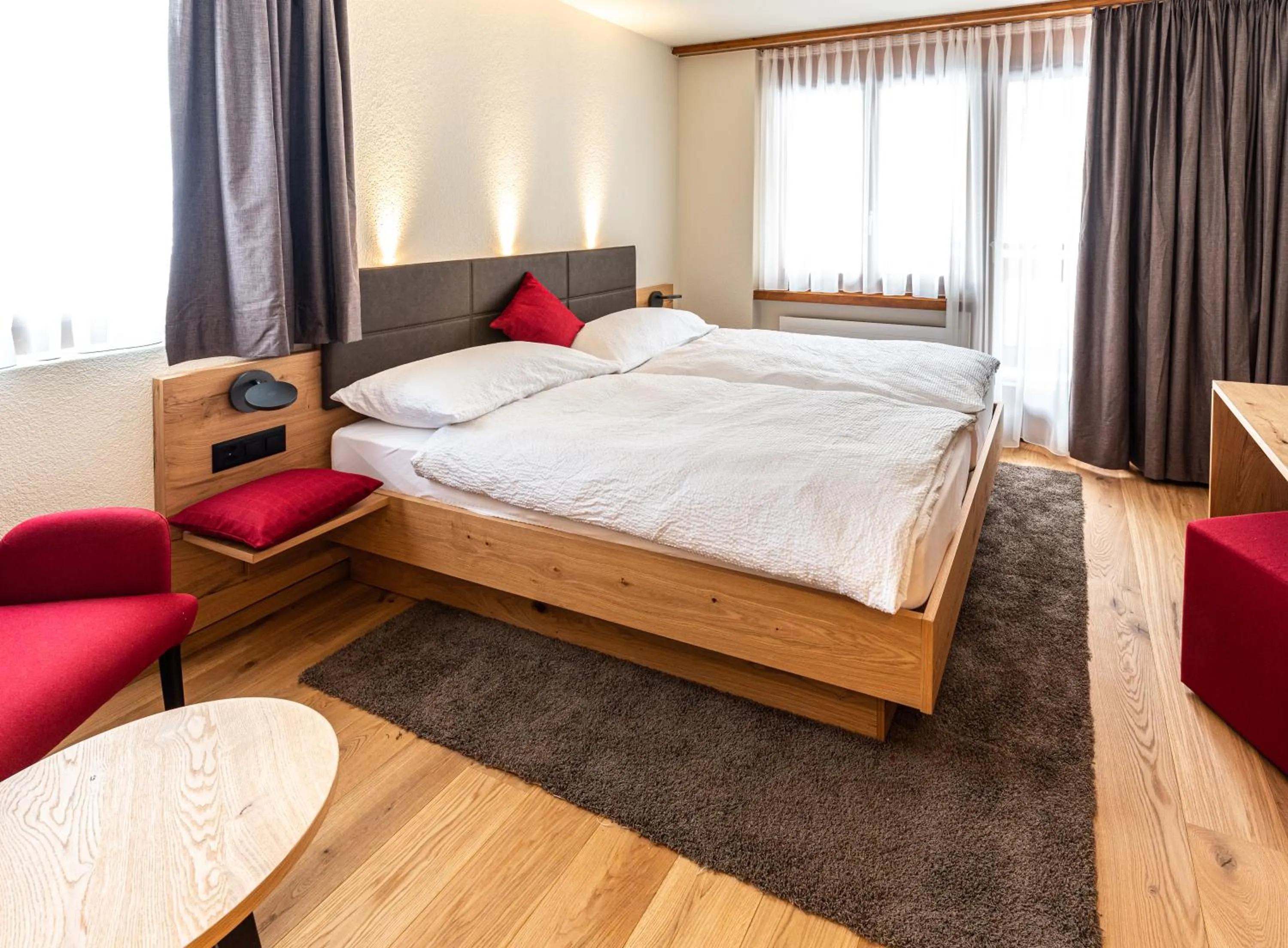 Bed in Hotel Restaurant Silbersand