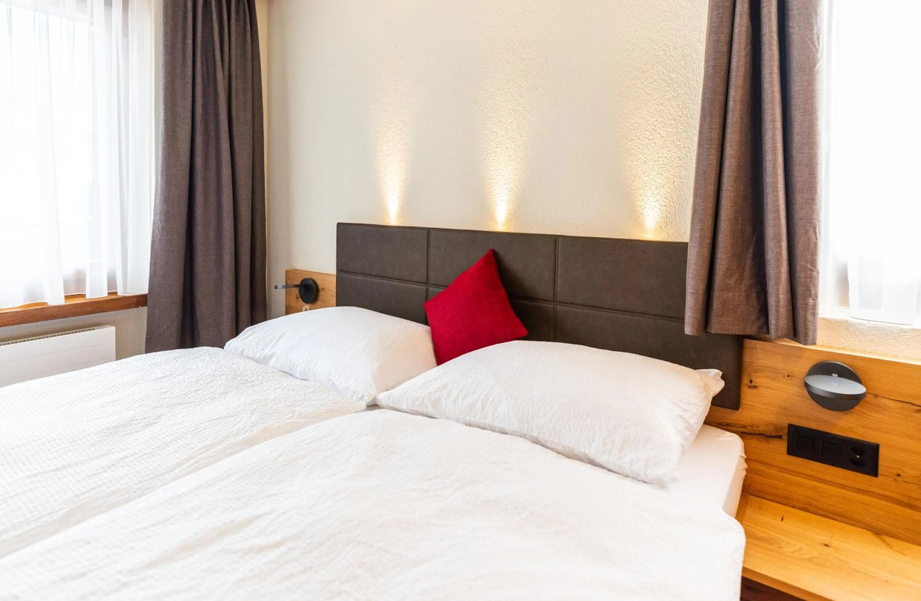 Bed in Hotel Restaurant Silbersand