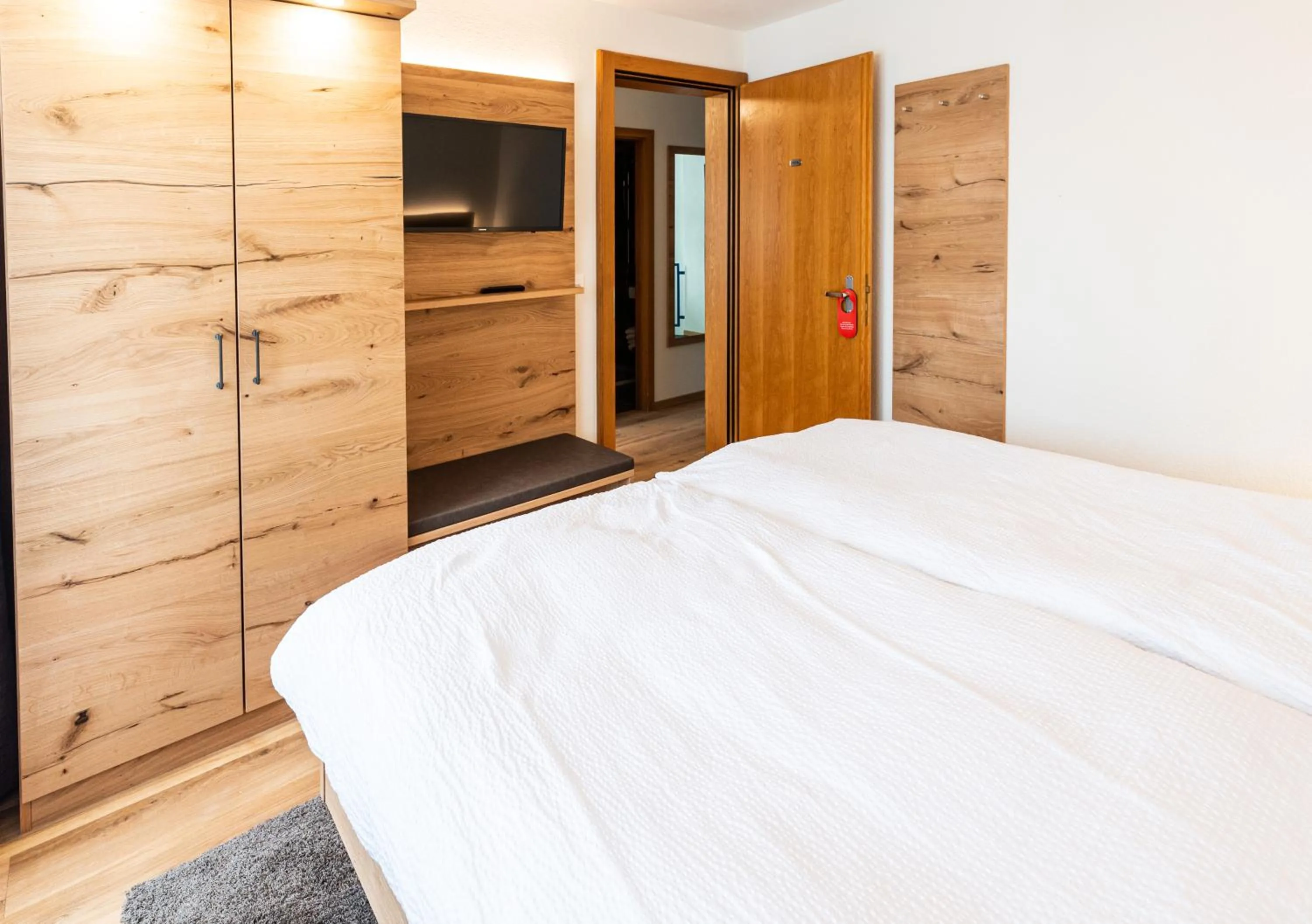 Bed in Hotel Restaurant Silbersand