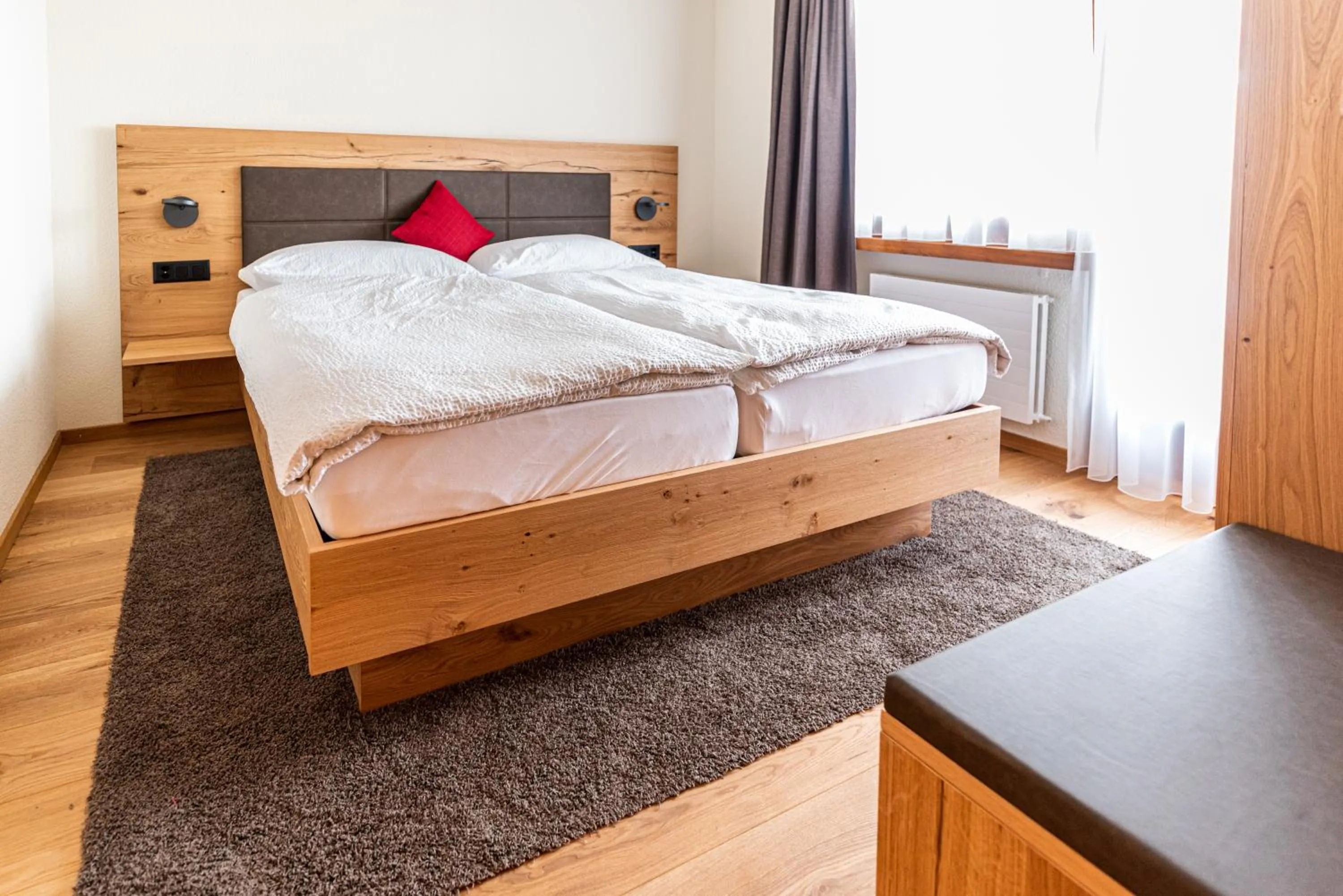 Bed in Hotel Restaurant Silbersand