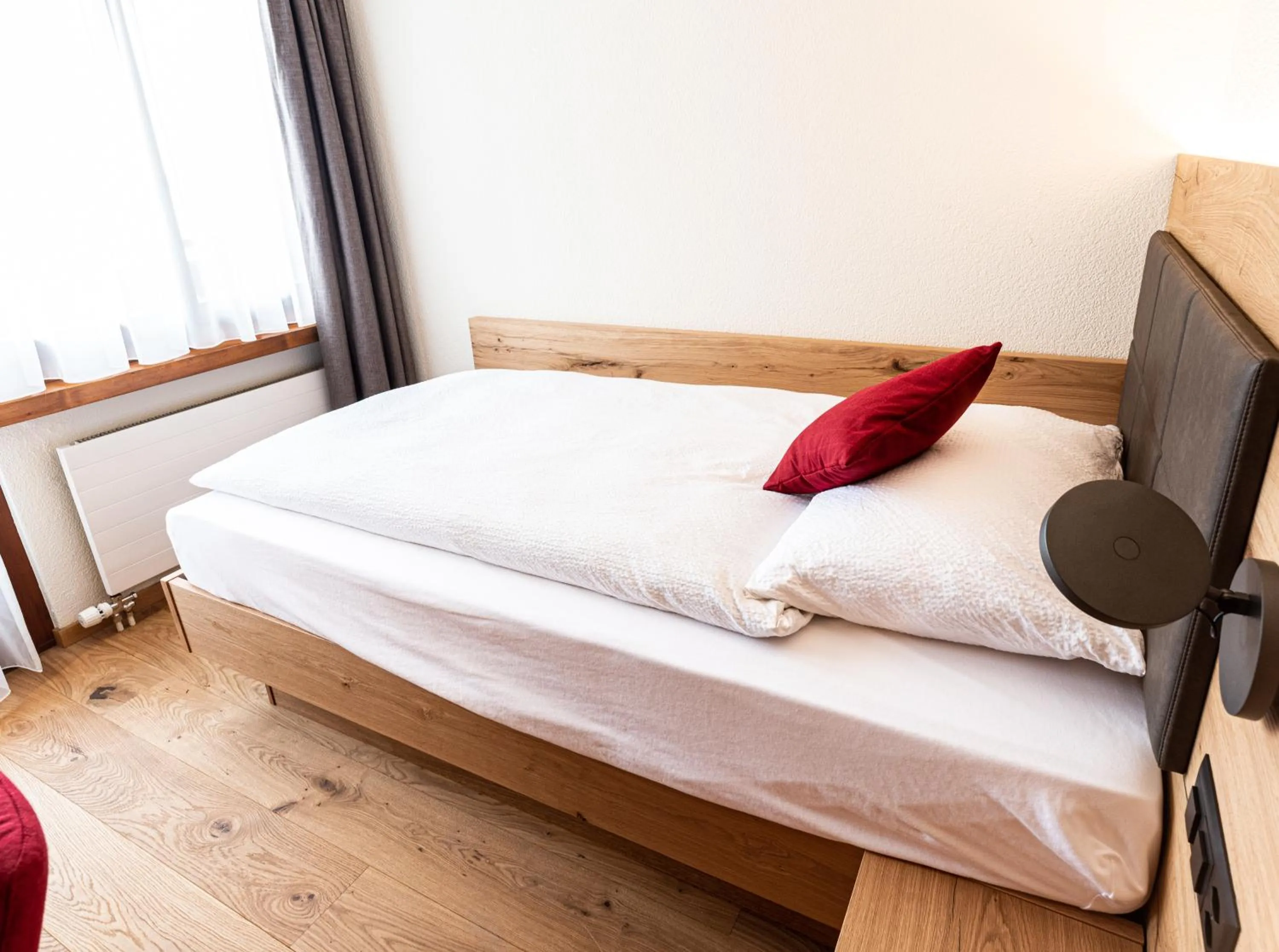 Bed in Hotel Restaurant Silbersand