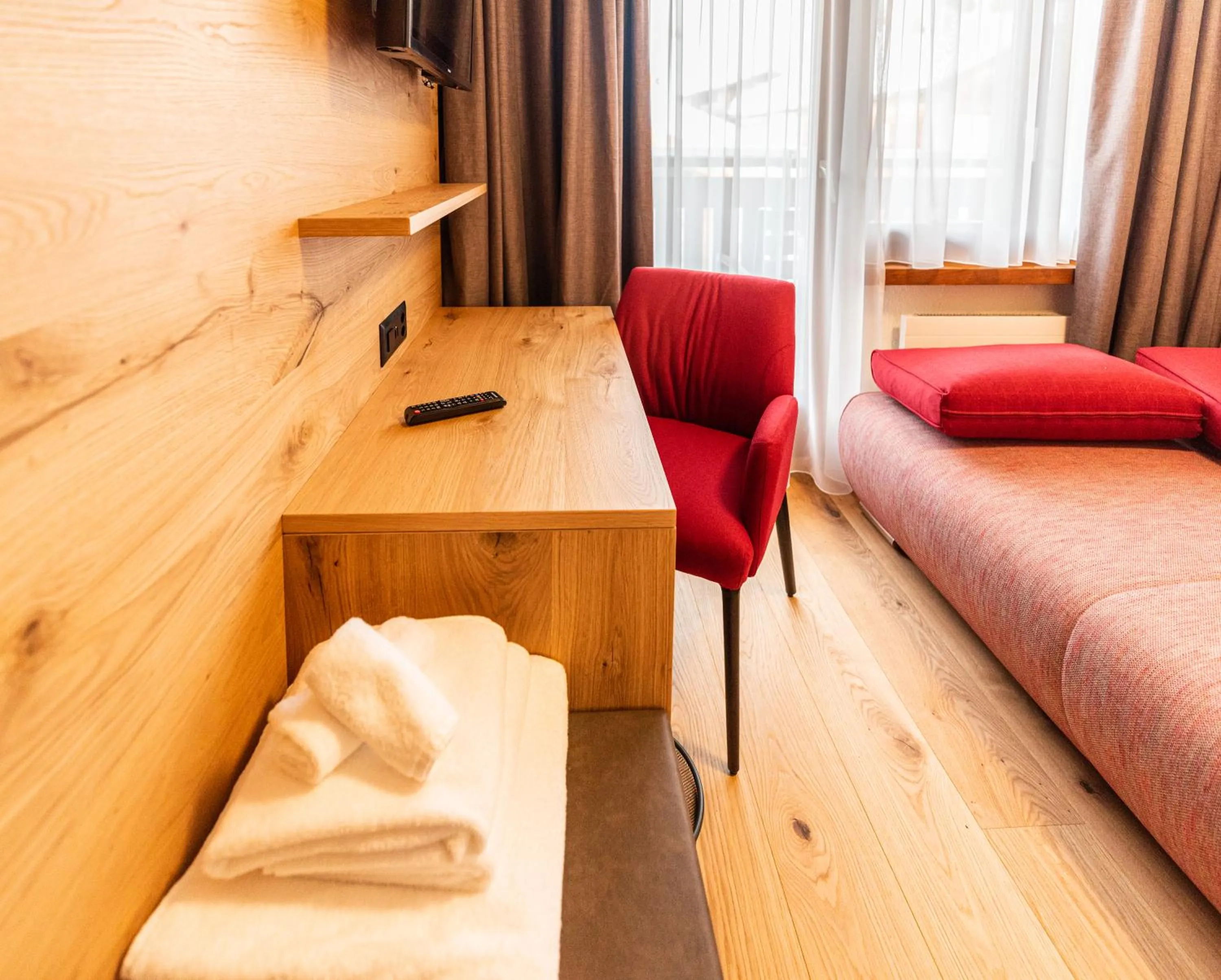 Bed in Hotel Restaurant Silbersand