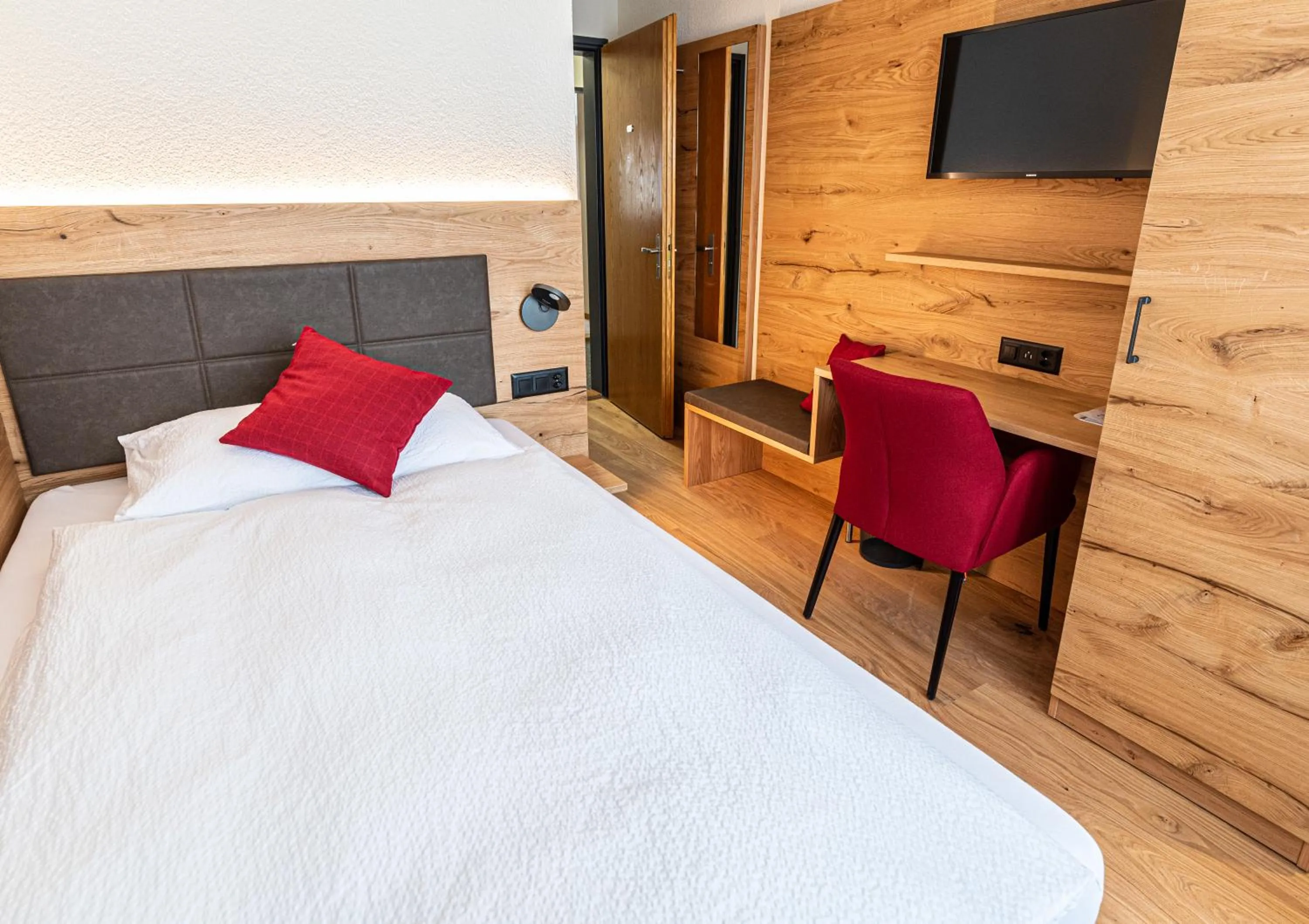 Bed in Hotel Restaurant Silbersand