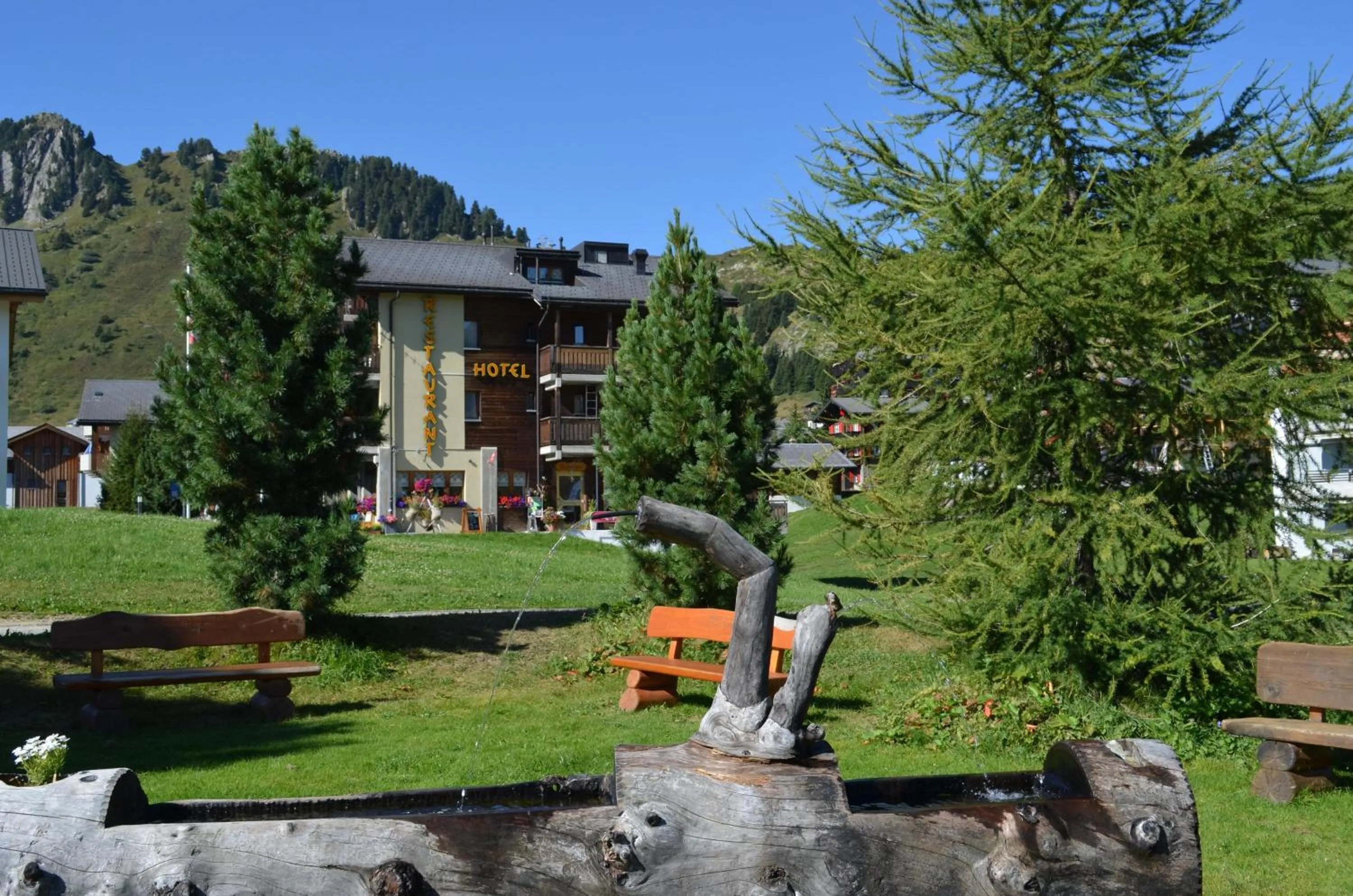 Garden in Hotel Restaurant Silbersand