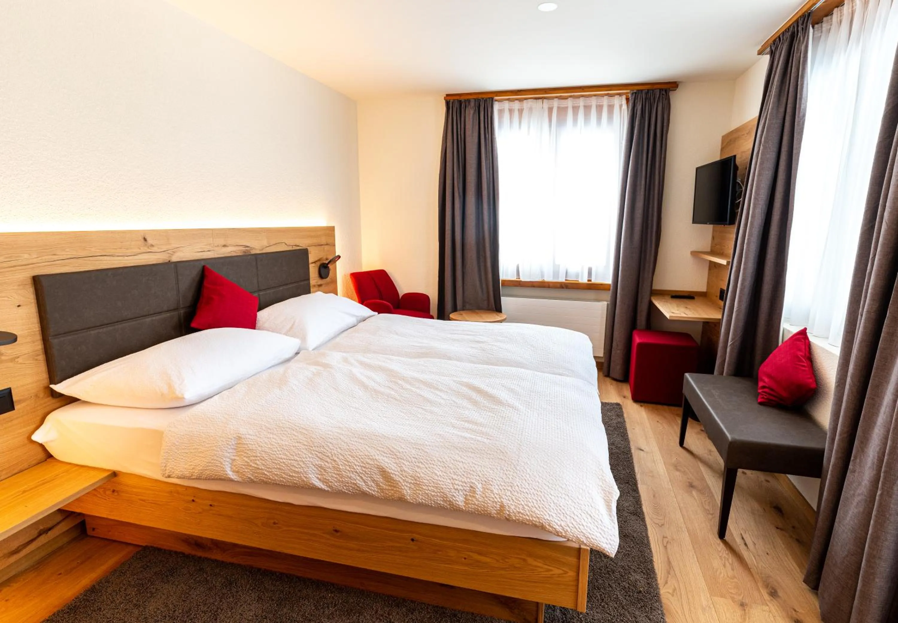 Bed in Hotel Restaurant Silbersand