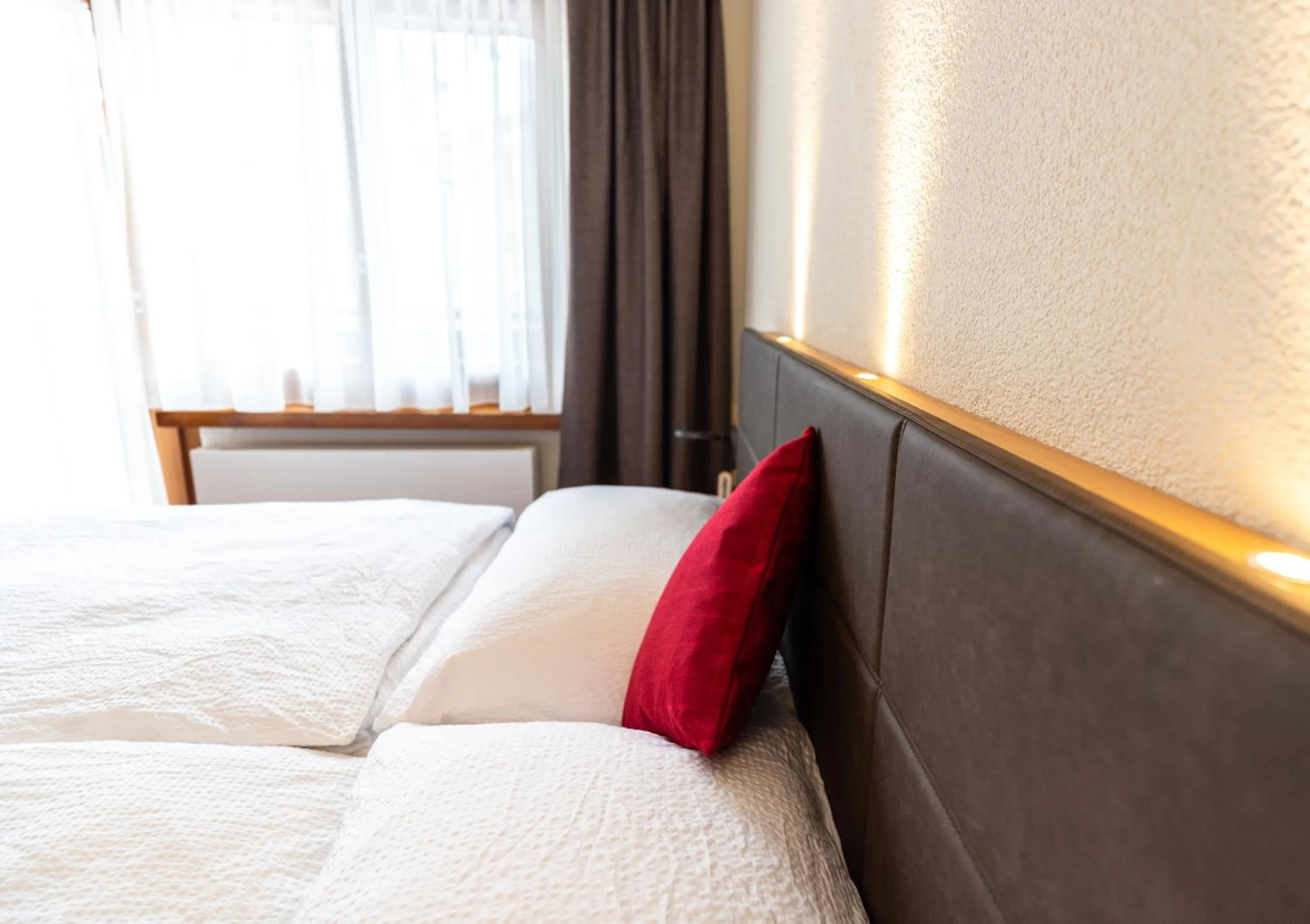 Bed in Hotel Restaurant Silbersand