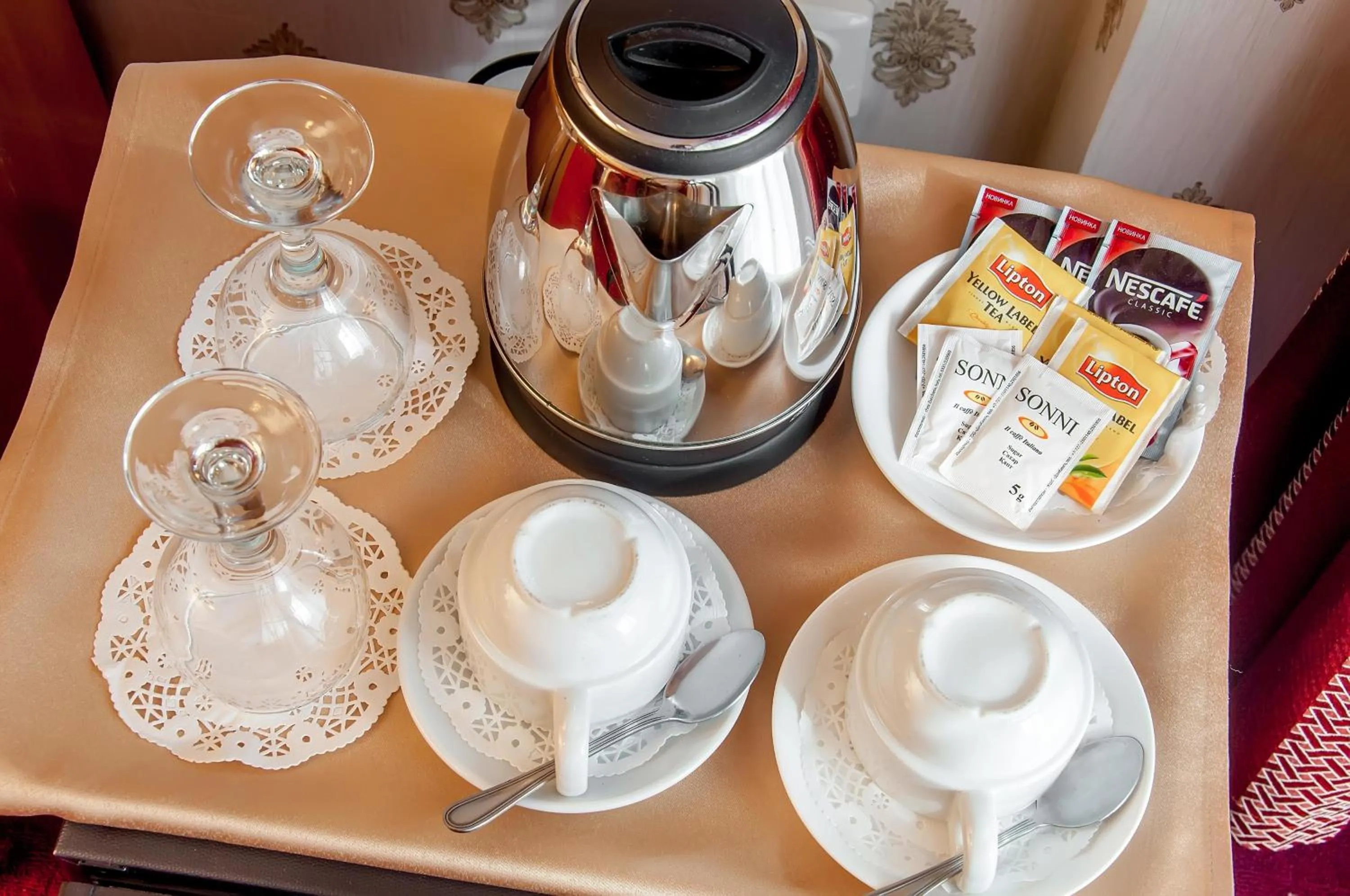 Coffee/tea facilities in Astana International Hotel