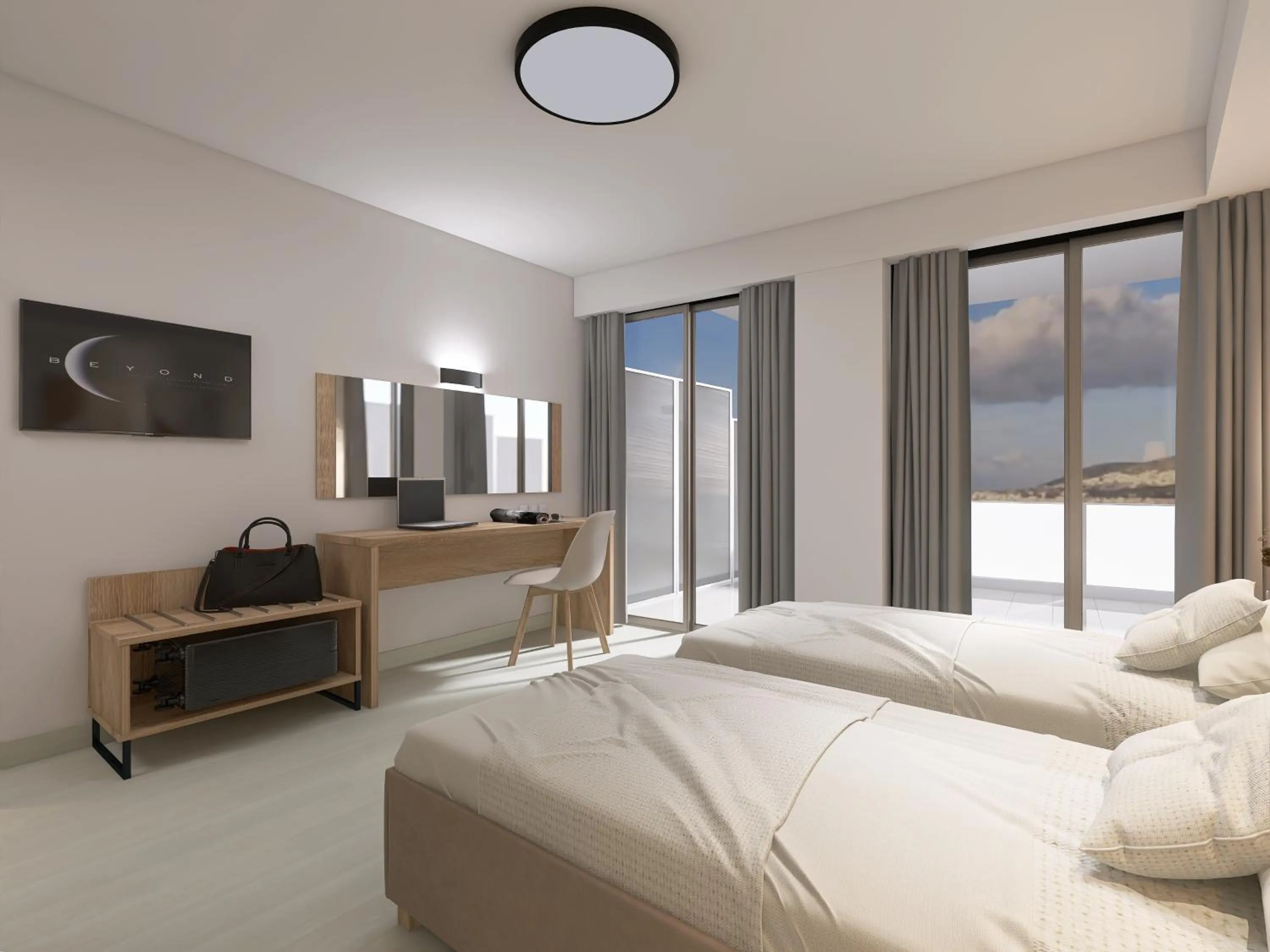 Bed in Xenophon Hotel