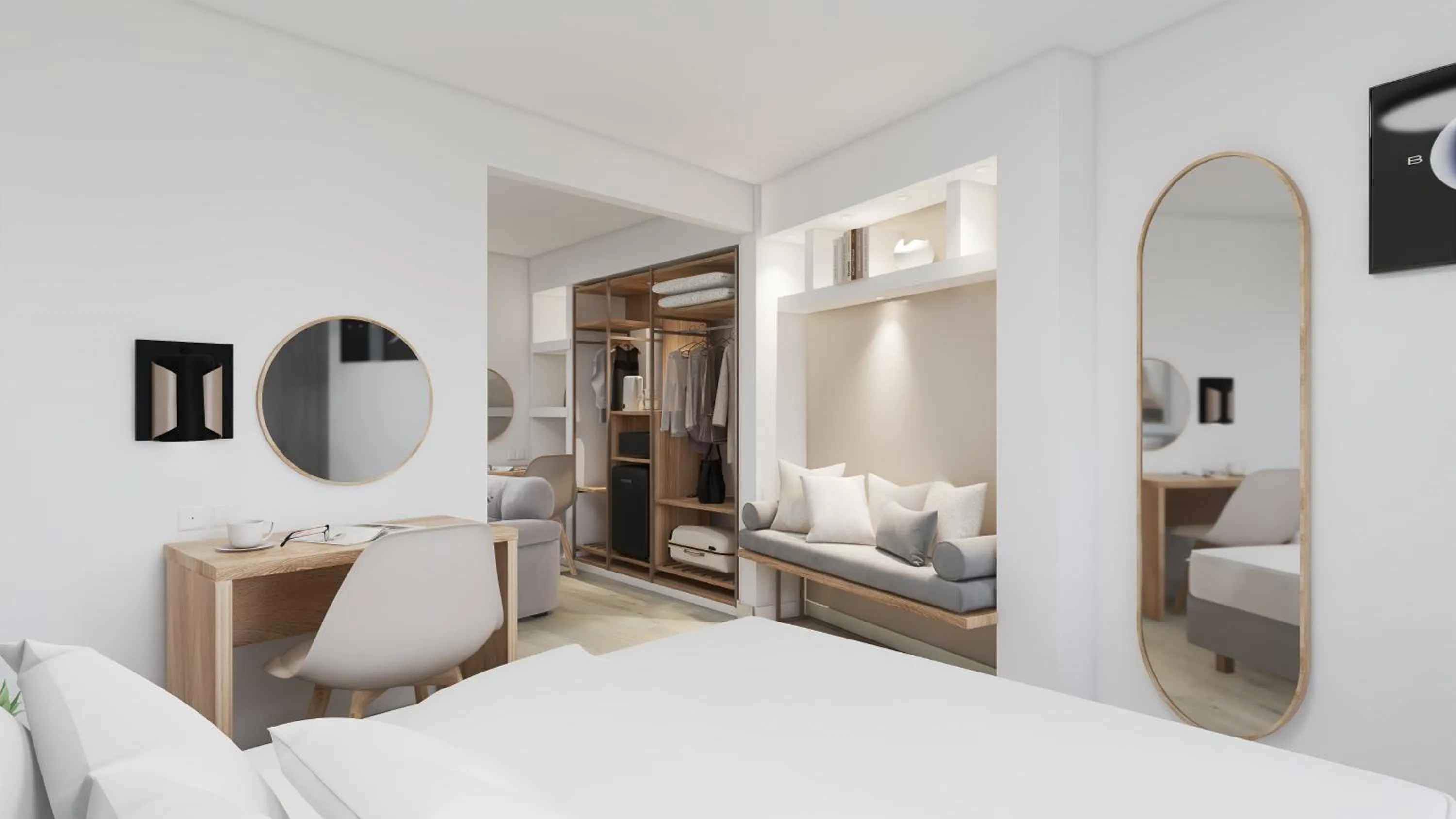 Bed in Xenophon Hotel