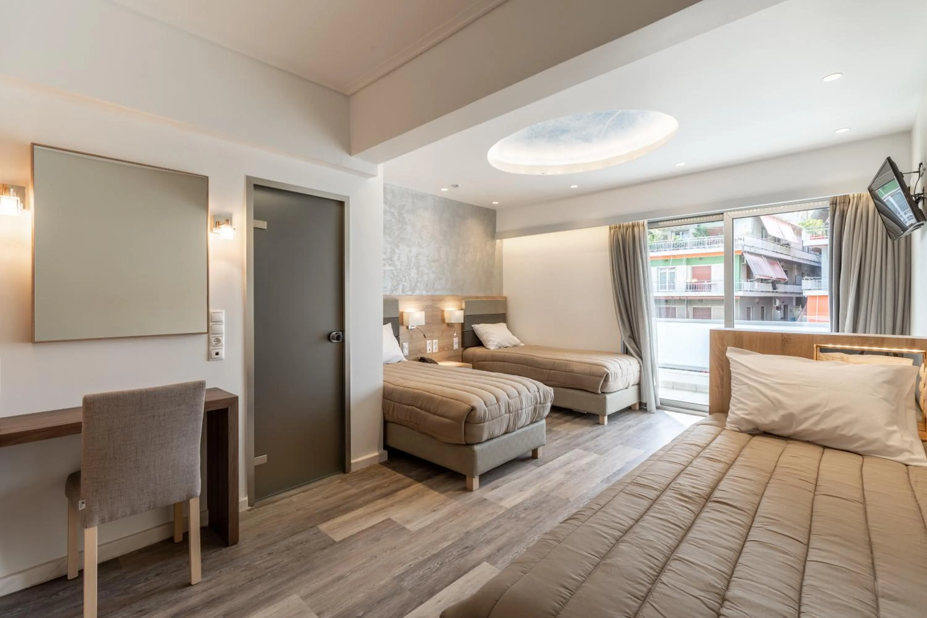 Bed in Xenophon Hotel