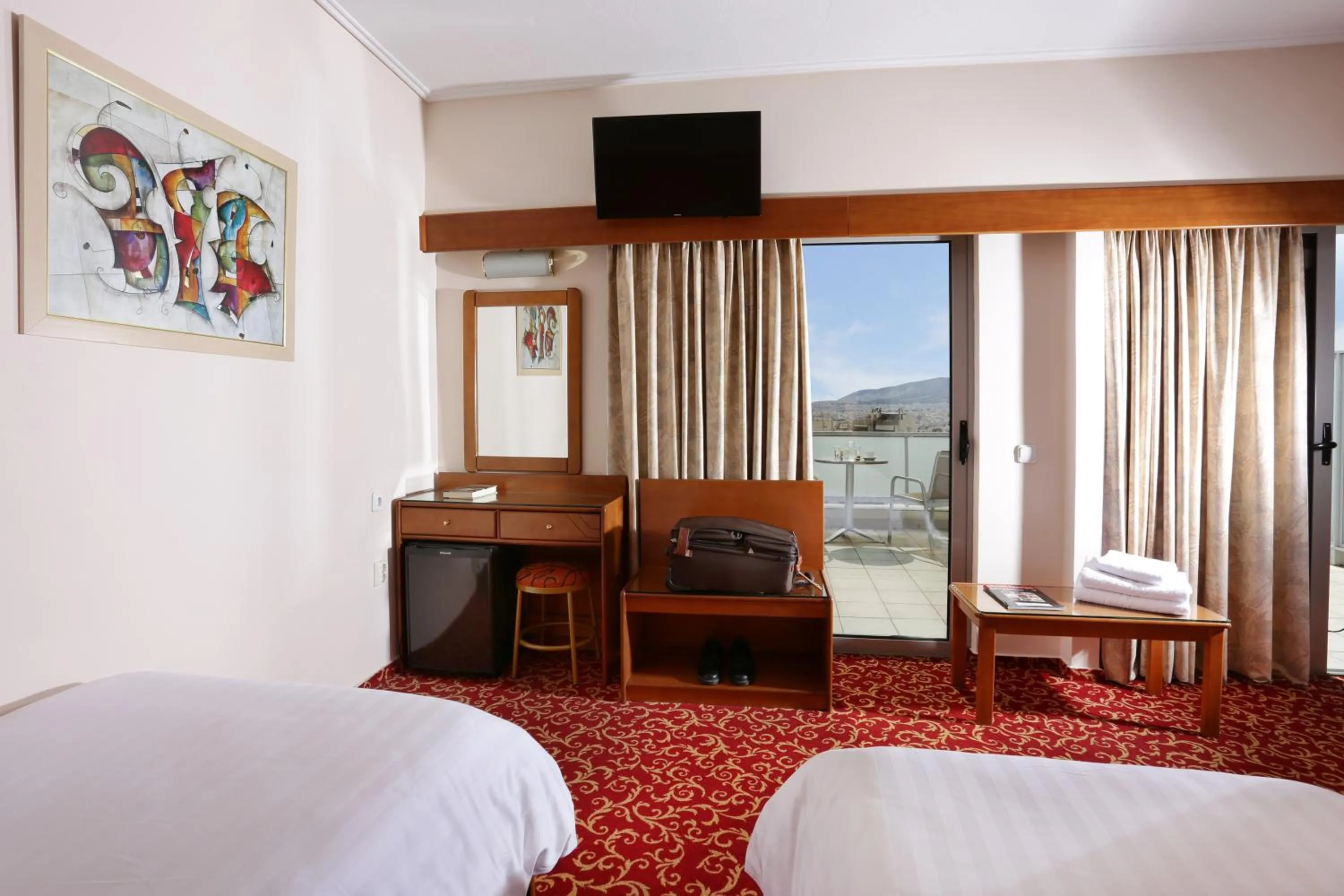 Bedroom, Bed in Xenophon Hotel